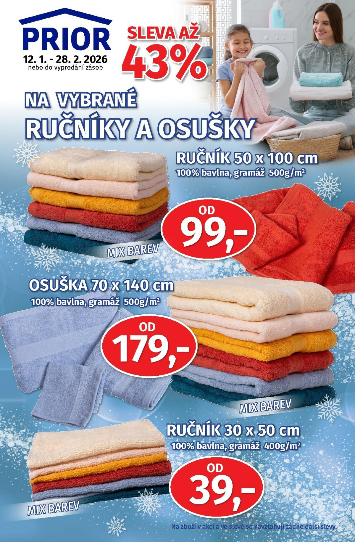 Aktuální leták Prior - Bytový textil od 12.01. do 28.02.