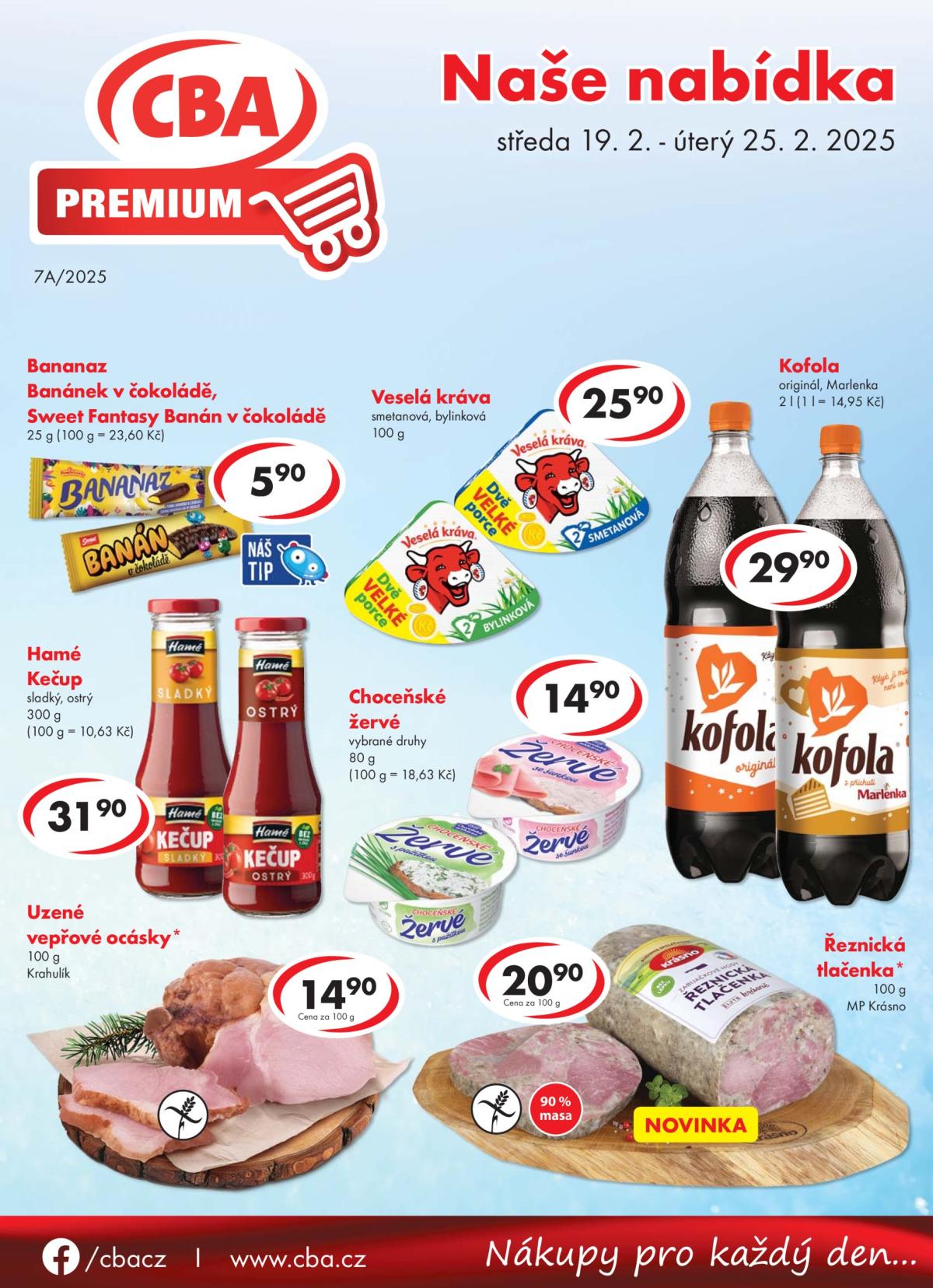 Leták CBA Premium od 19.02. do 25.02.