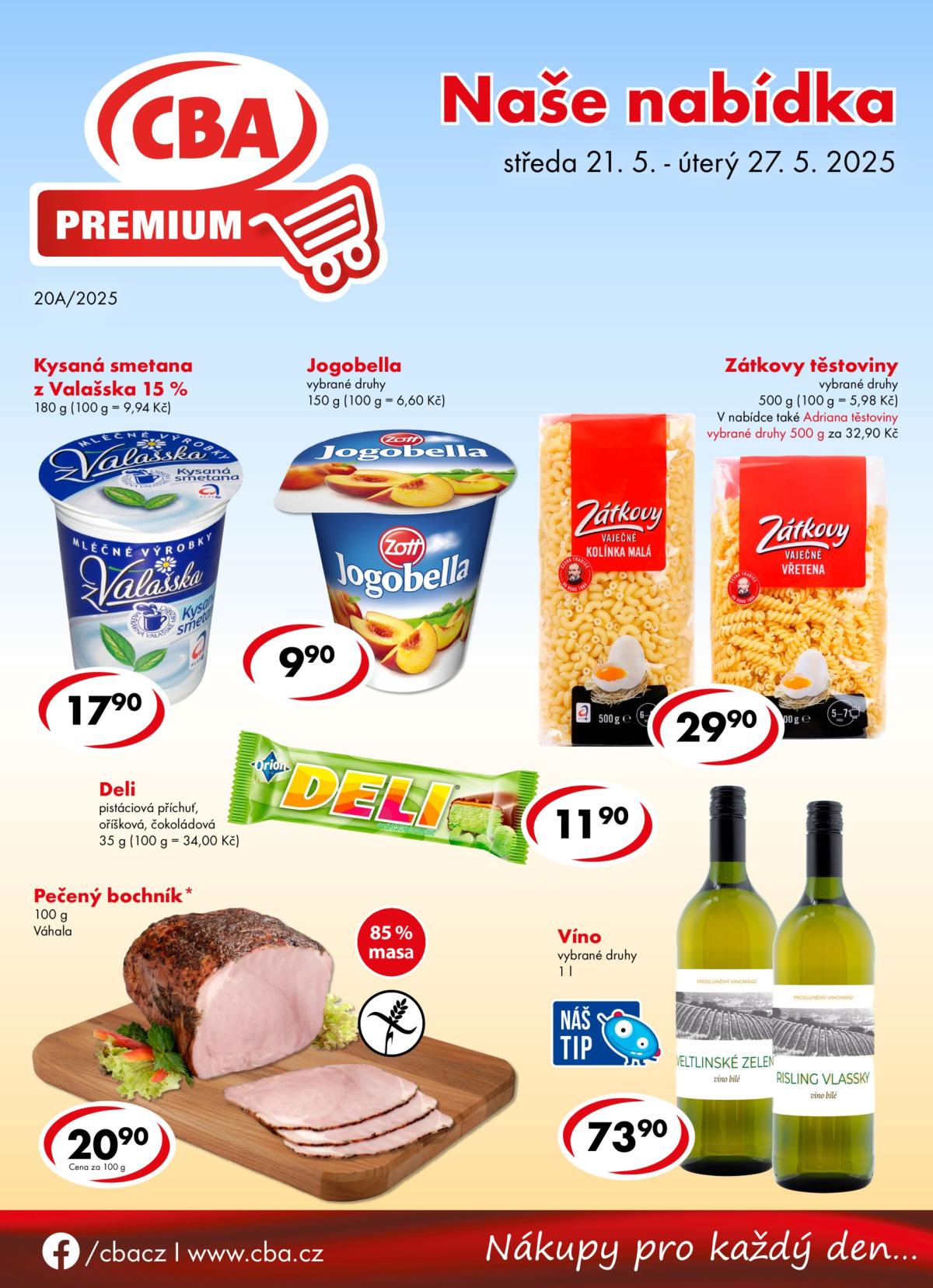 Leták CBA Premium od 21.05. do 27.05.