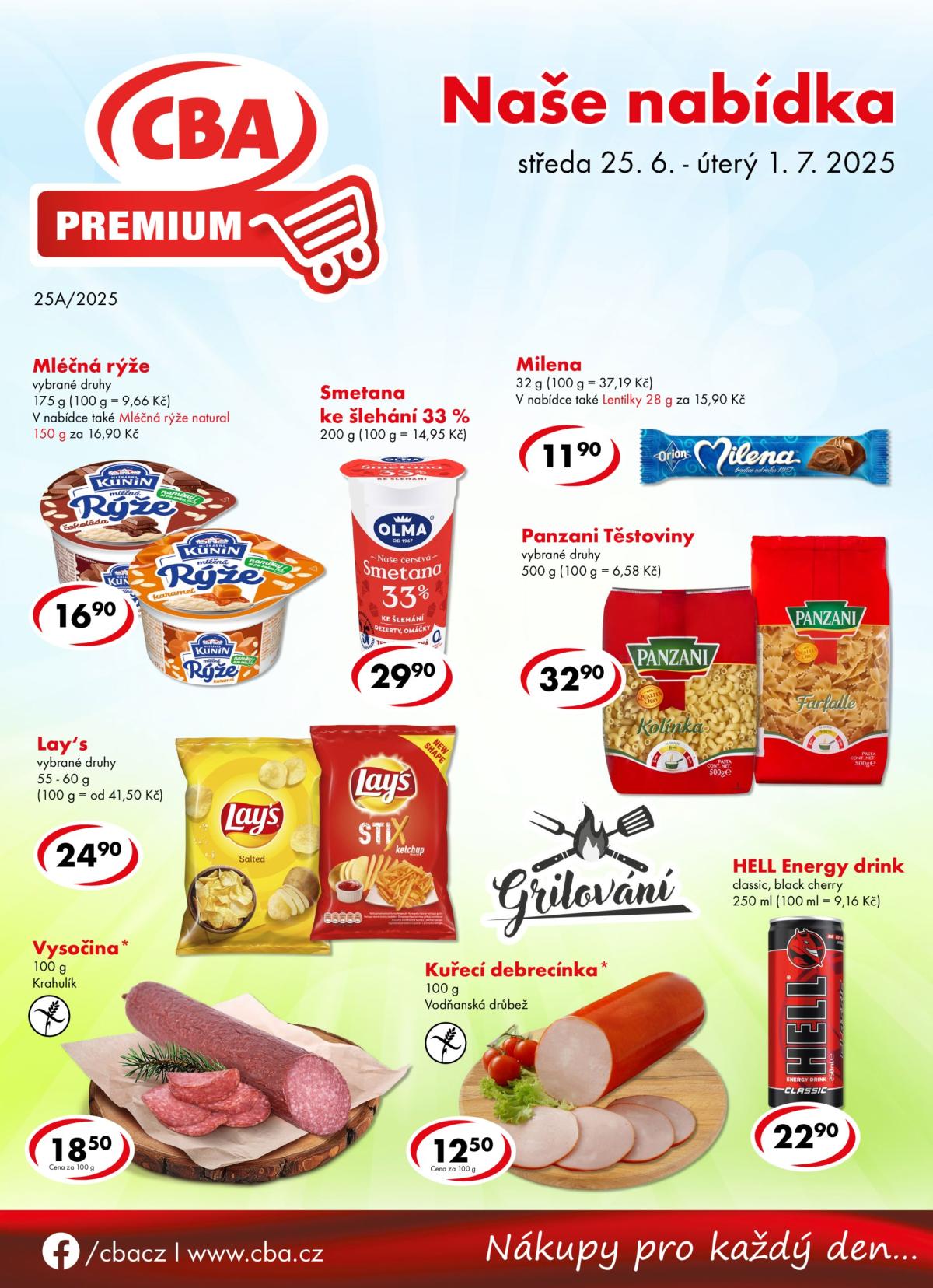 Leták CBA Premium od 25.06. do 01.07.