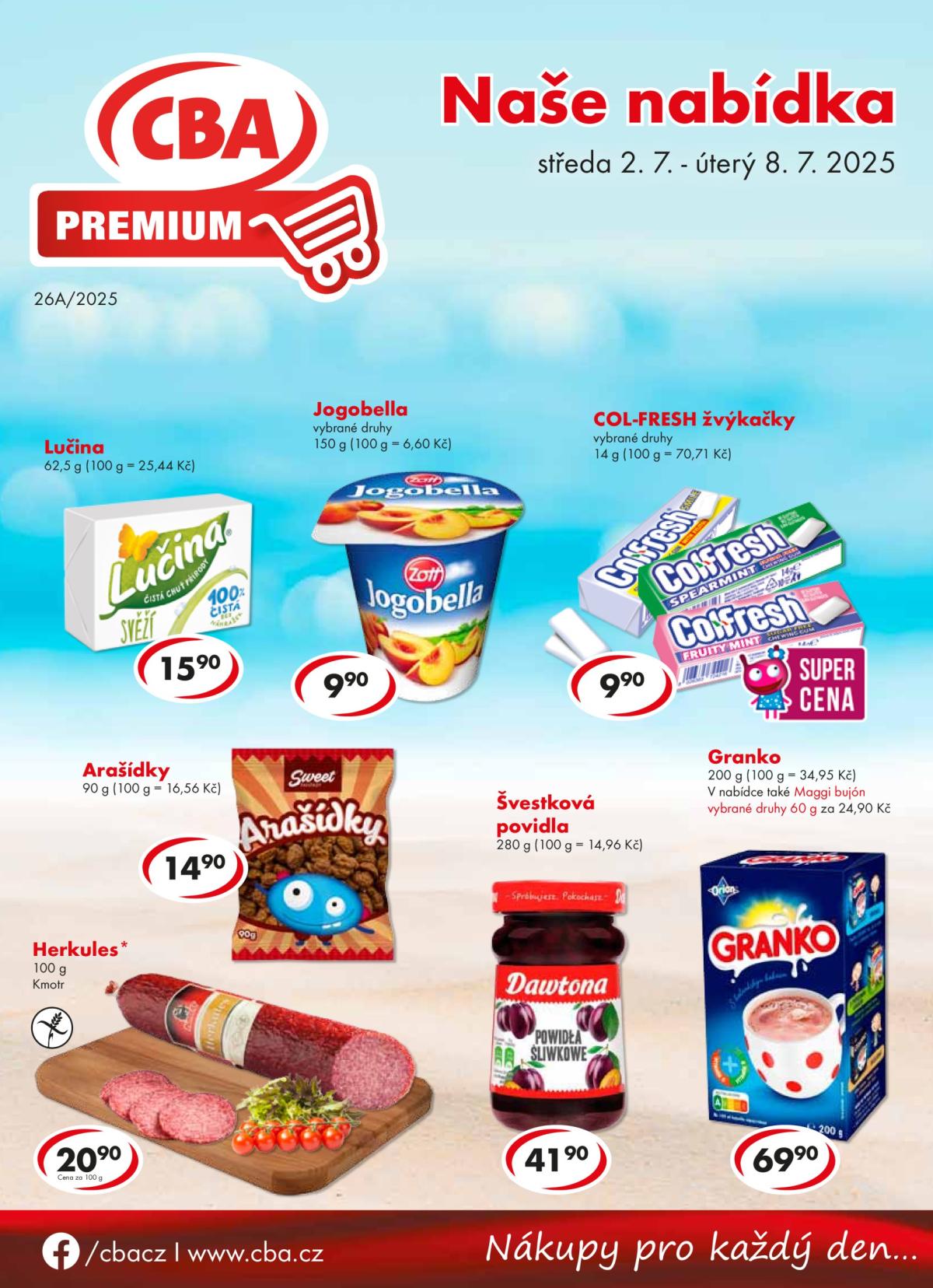 Leták CBA Premium od 02.07. do 08.07.