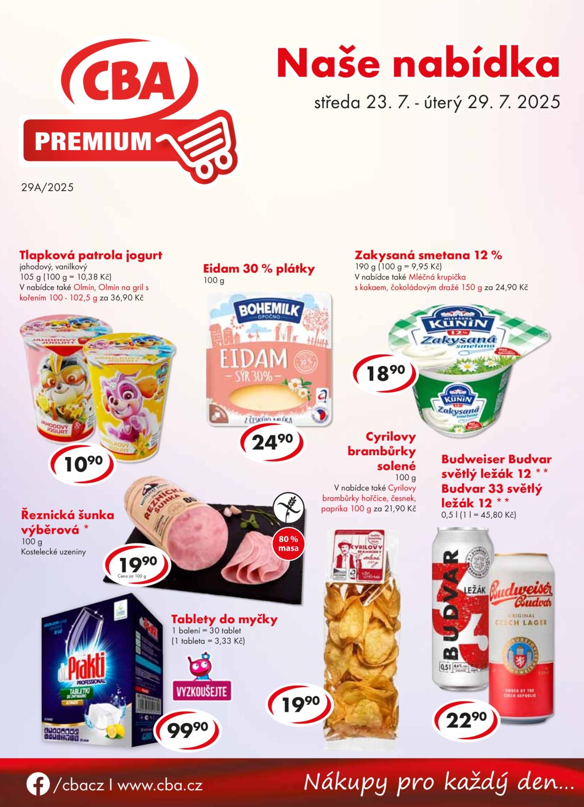 Leták CBA Premium od 23.07. do 29.07.