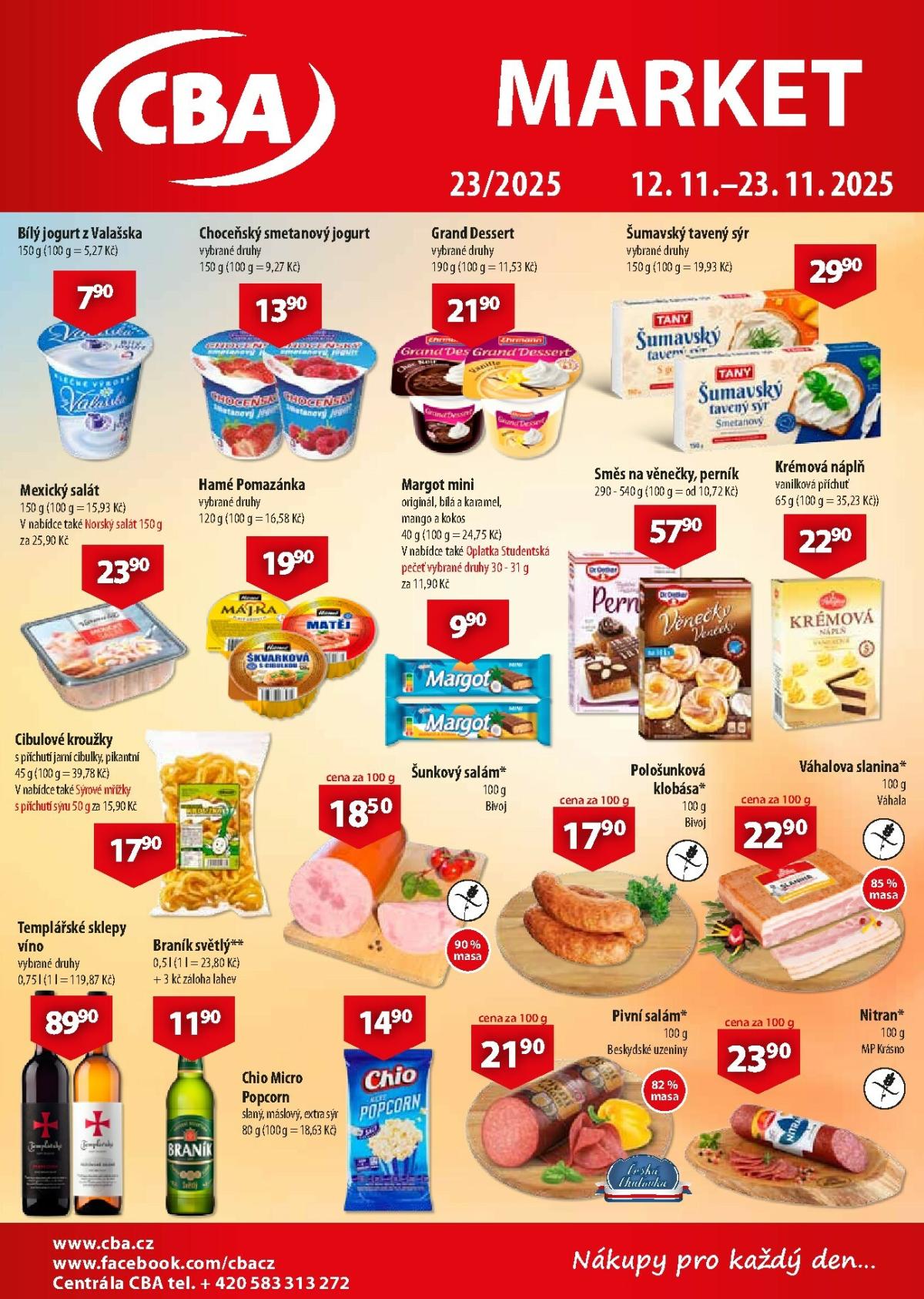 Aktuální leták CBA Market od 12.11. do 23.11.