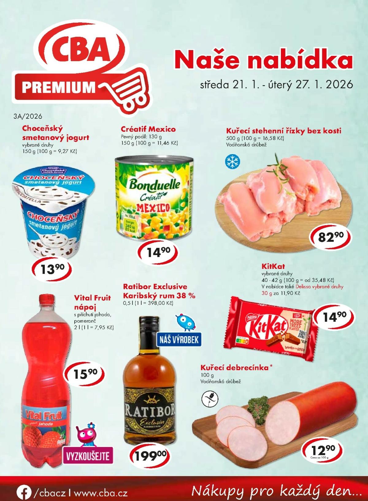 Aktuální leták CBA Premium od 21.01. do 27.01.