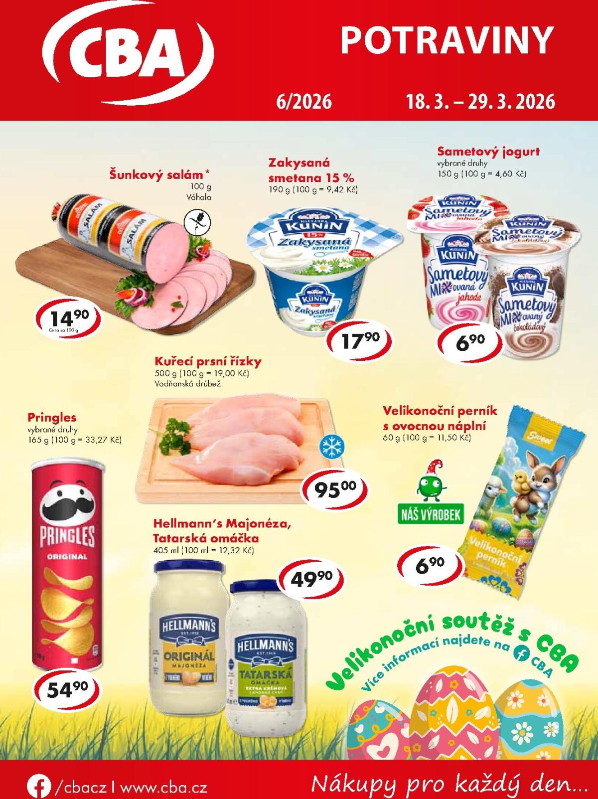 CBA leták platný od středy 18.03.2026 do neděle 29.03.2026