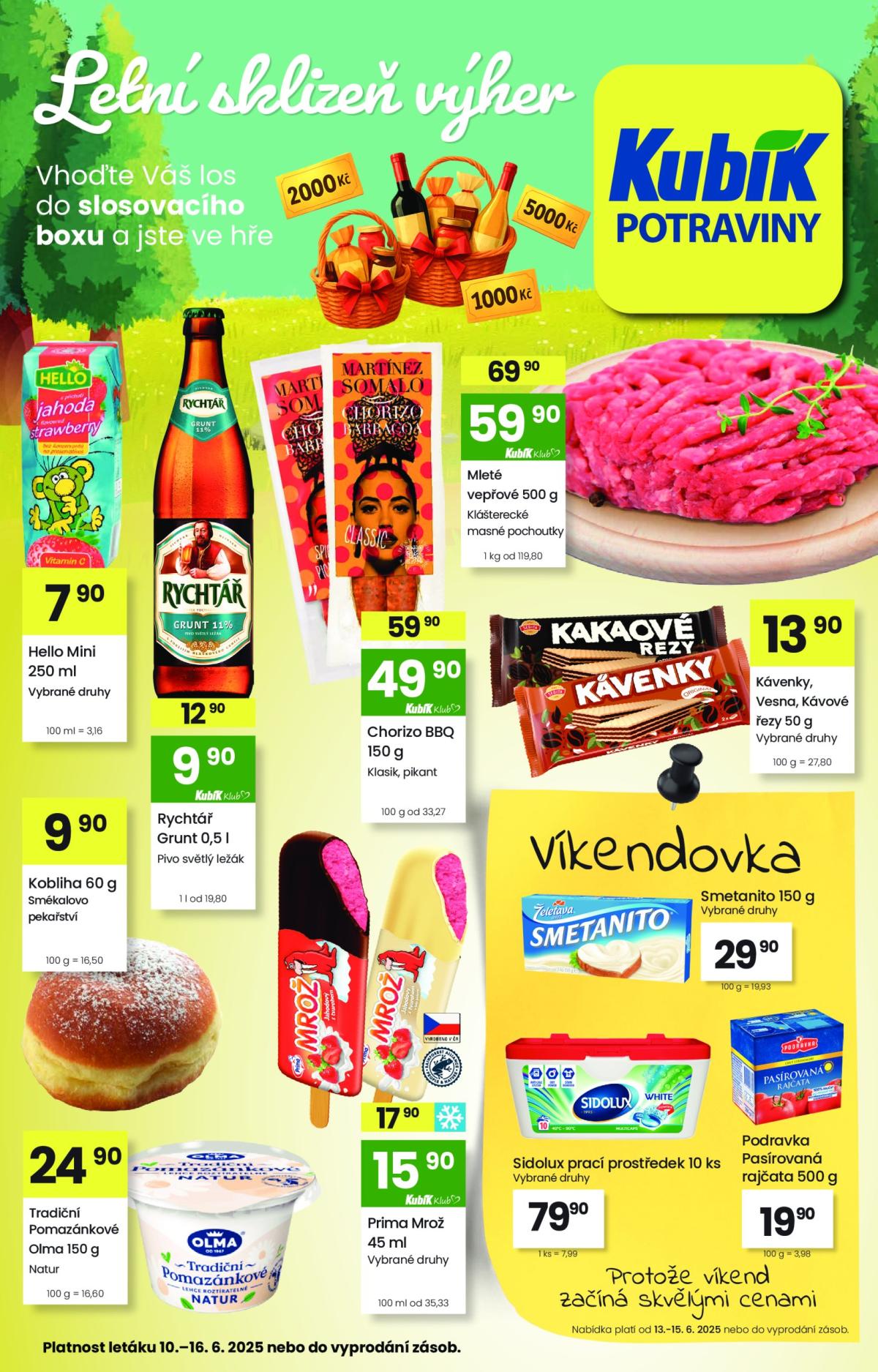 Leták Kubík od 10.06. do 16.06.