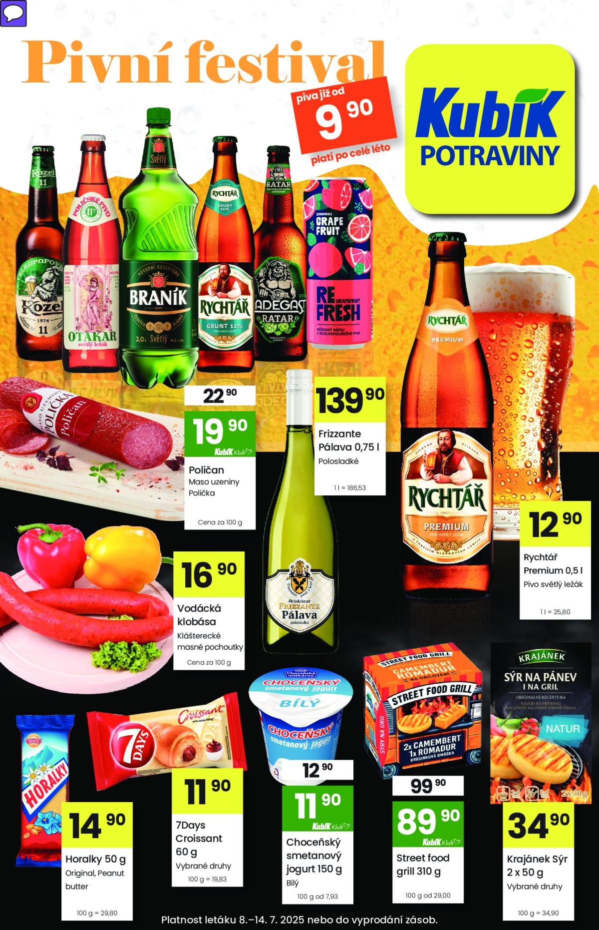 Leták Kubík od 08.07. do 14.07.