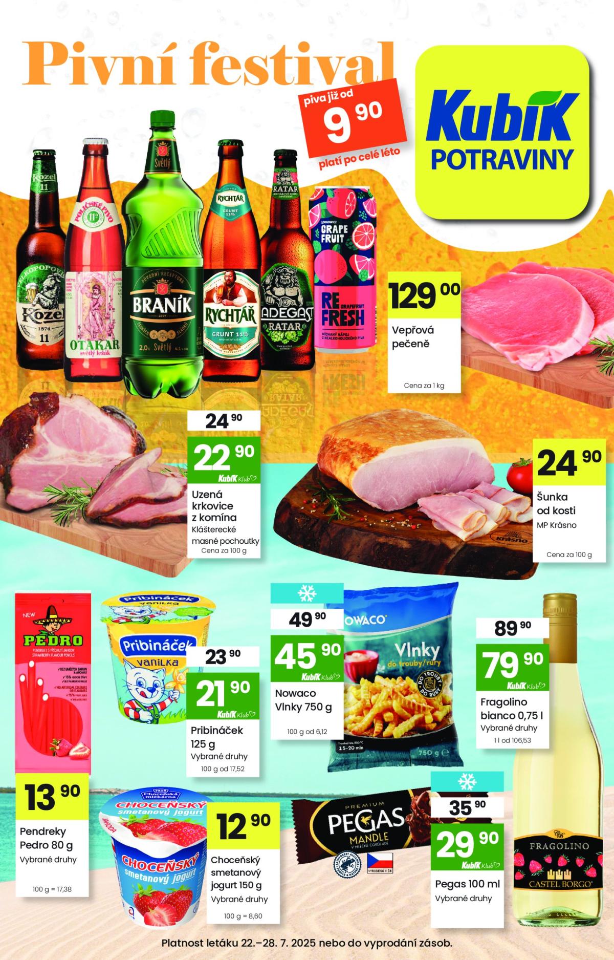 Leták Kubík od 22.07. do 28.07.