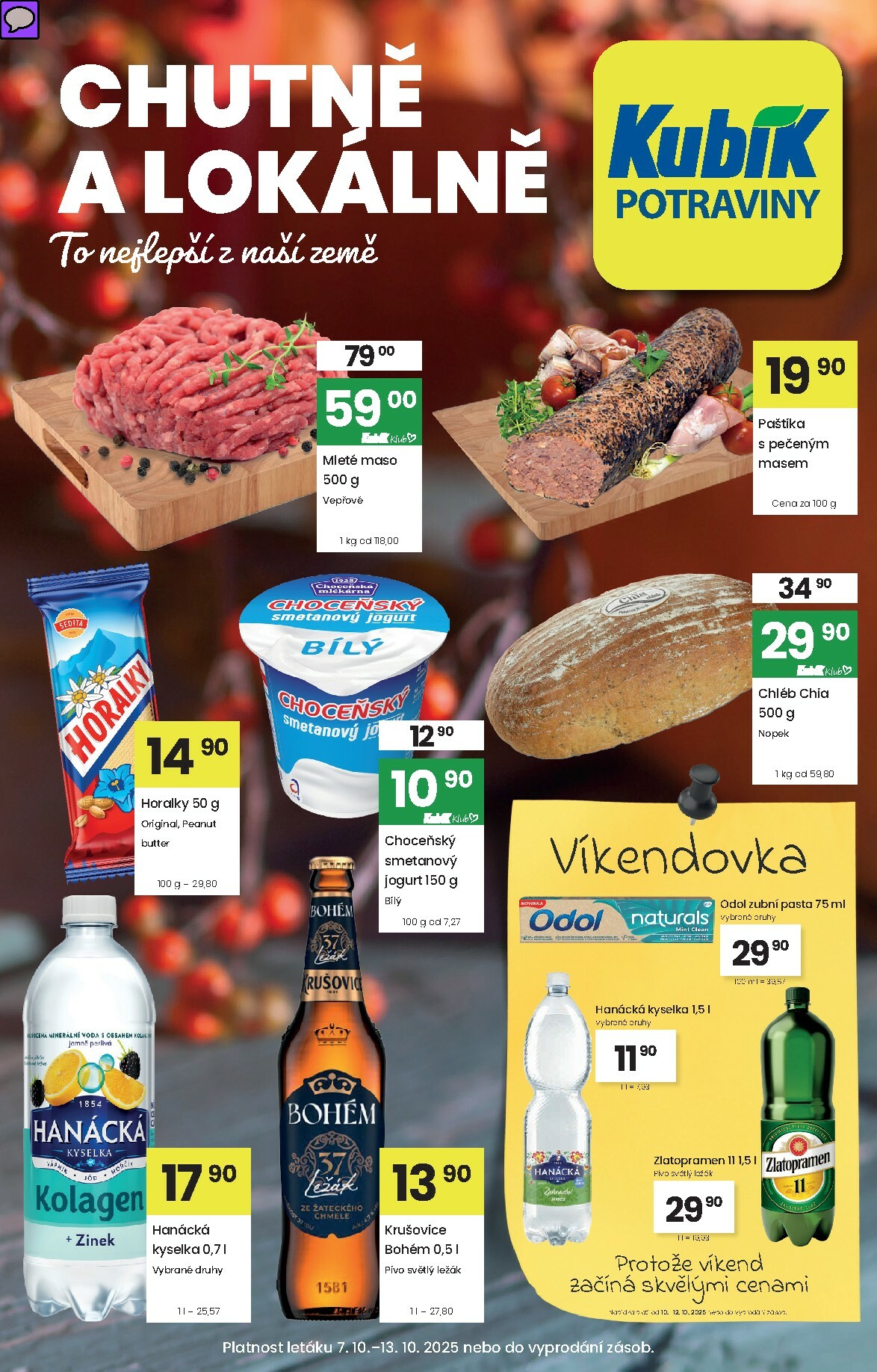 Aktuální leták Kubík od 07.10. do 13.10.