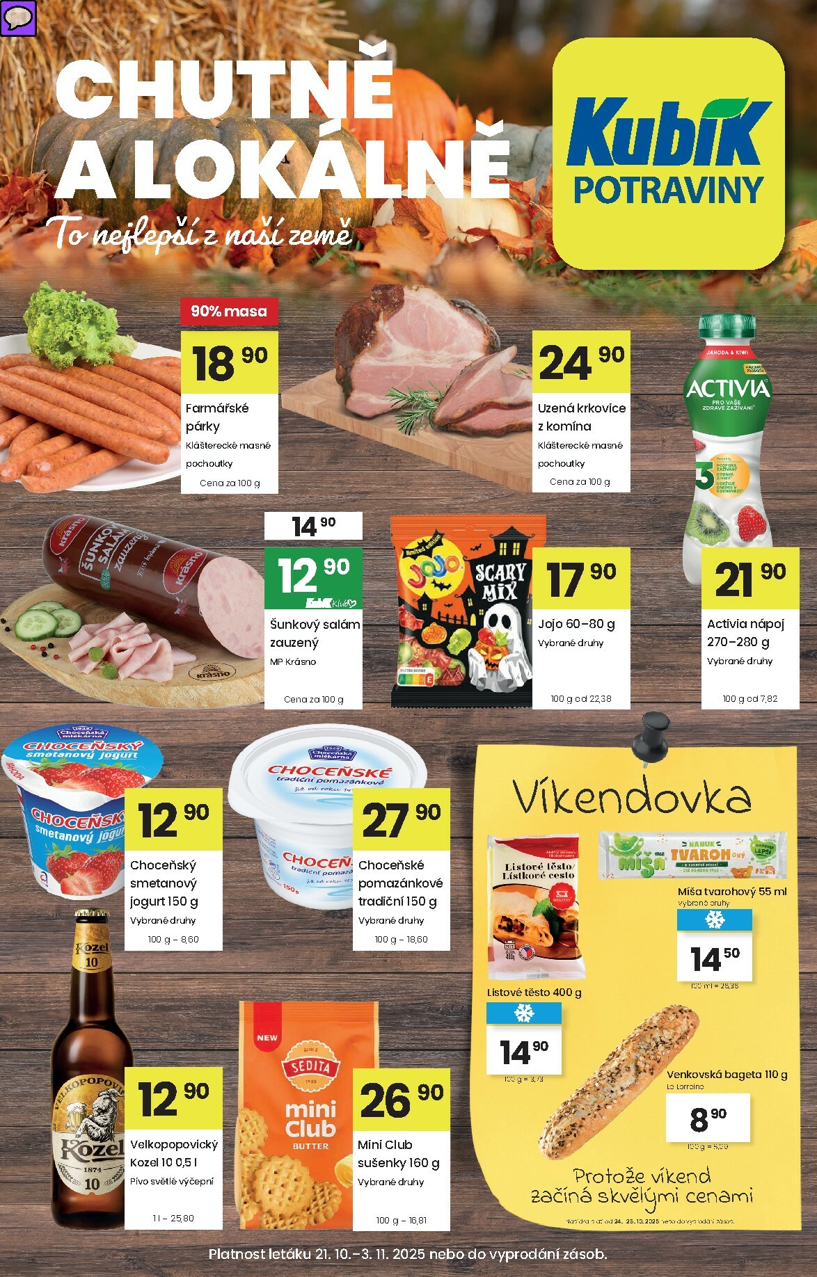 Aktuální leták Kubík od 21.10. do 03.11.