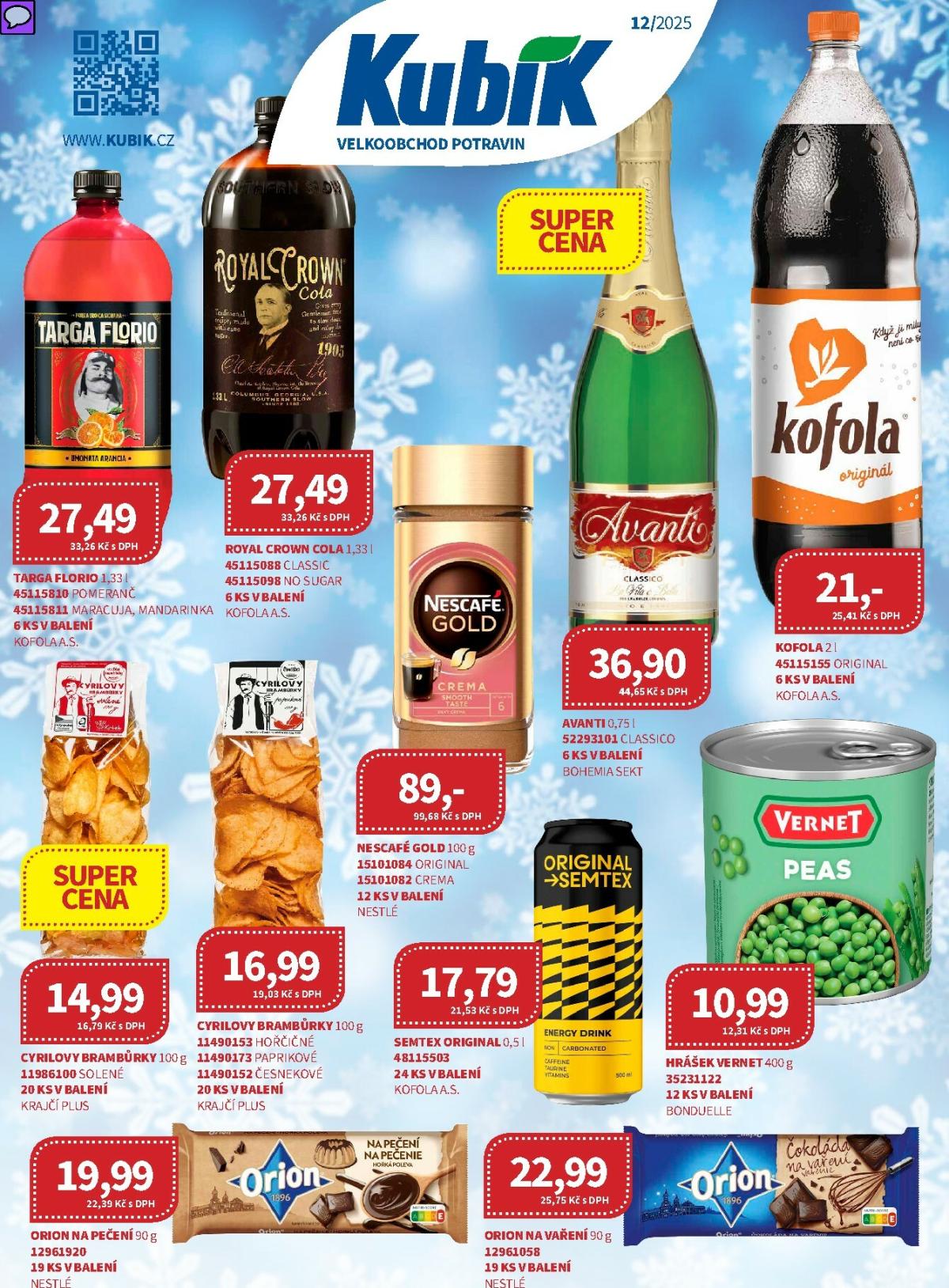 Aktuální leták Kubík - Velkoobchod od 01.12. do 31.12.