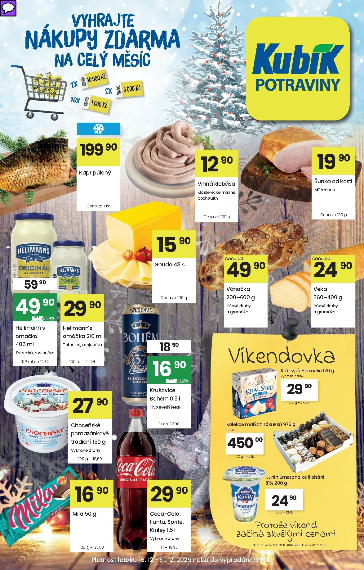 Aktuální leták Kubík od 16.12. do 31.12.