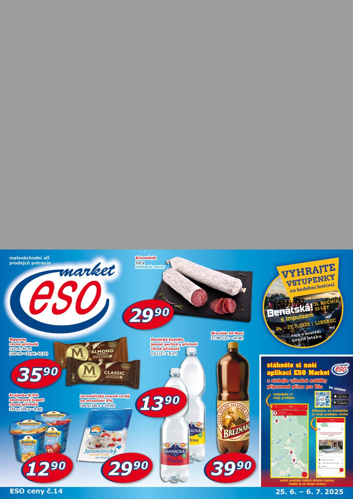 Leták ESO MARKET od 25.06. do 06.07.