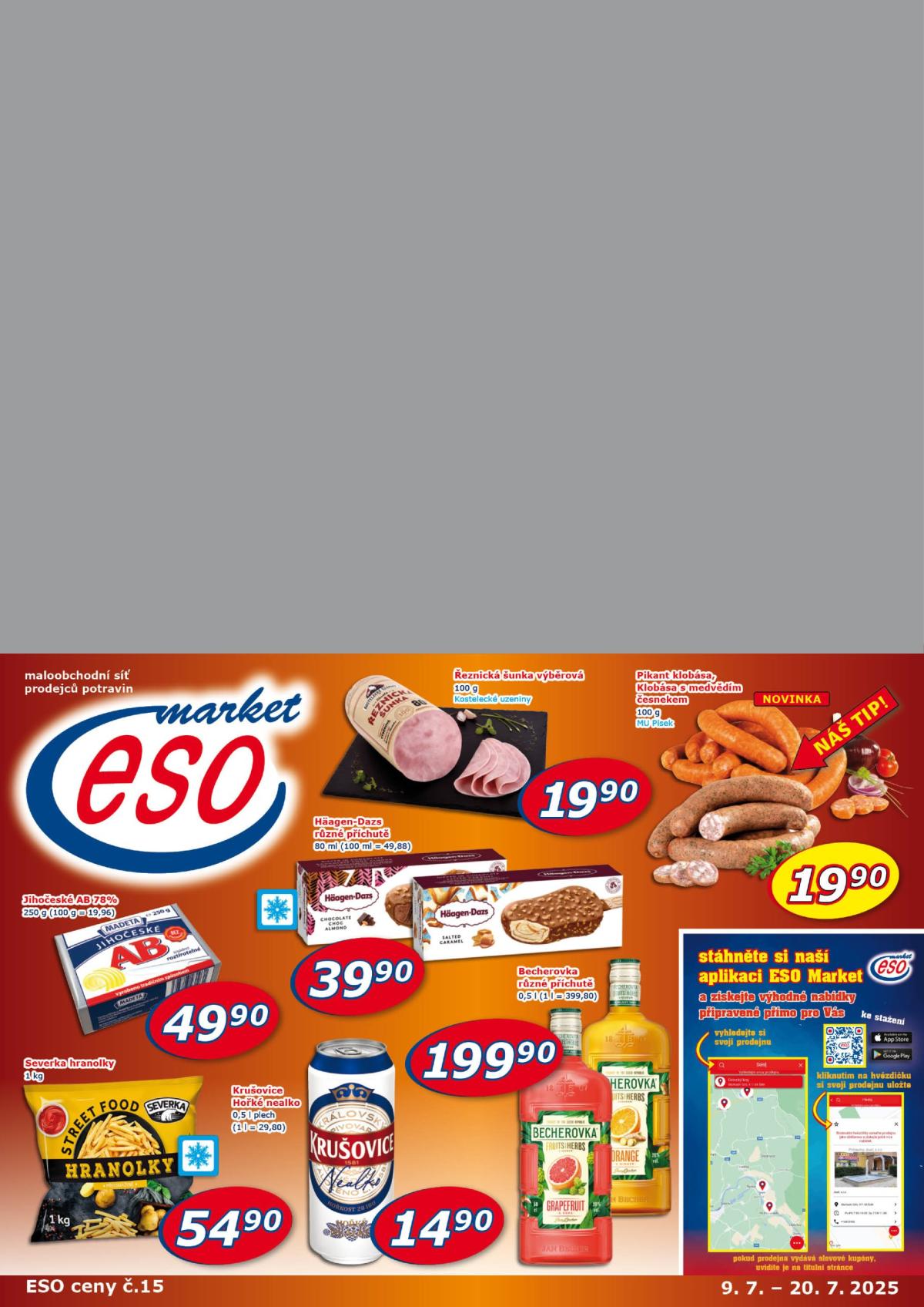 Leták ESO MARKET od 09.07. do 20.07.
