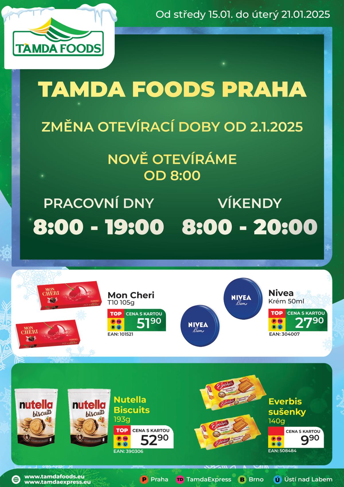 Leták Tamda Foods od 15.01. do 21.01.