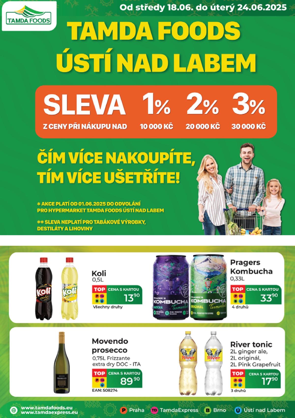 Leták Tamda Foods od 18.06. do 24.06.