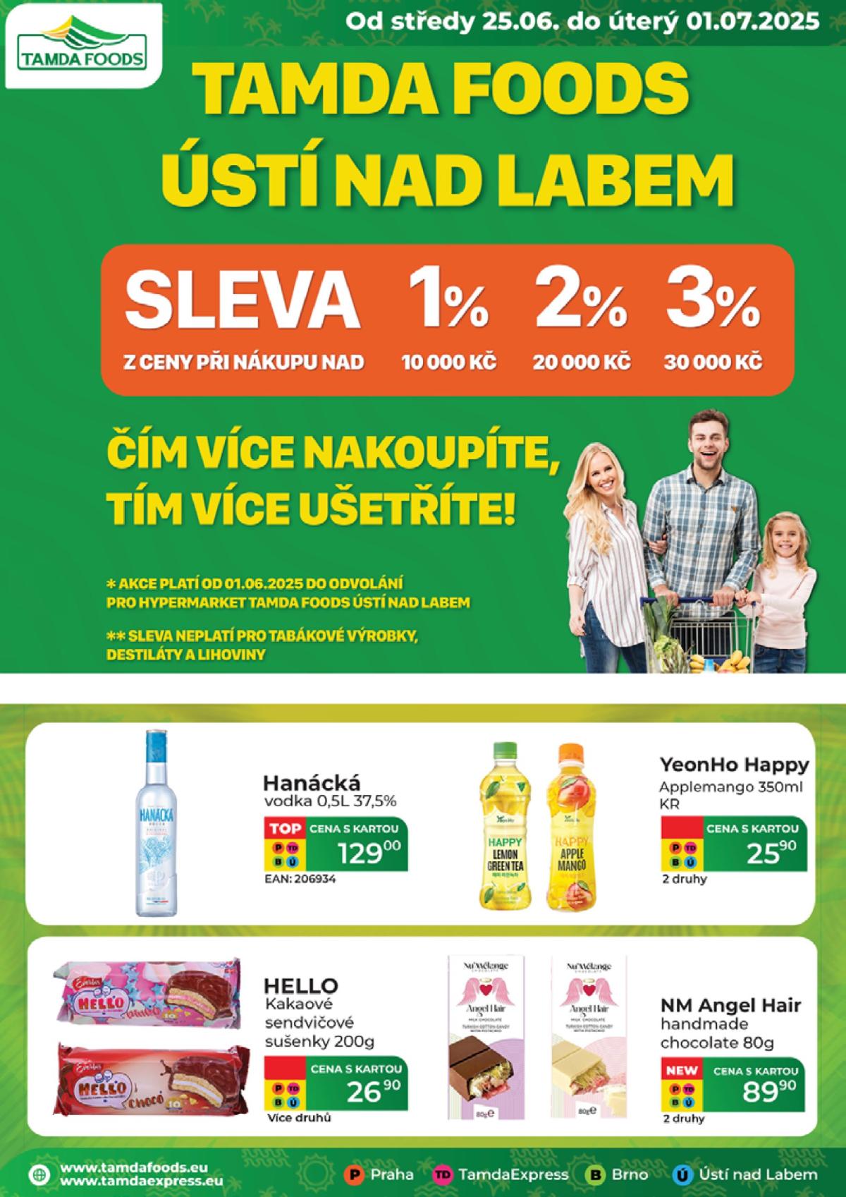 Leták Tamda Foods od 25.06. do 01.07.