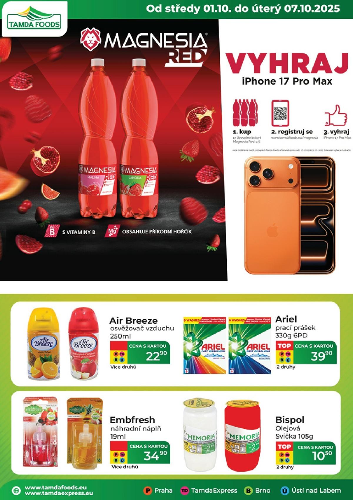Leták Tamda Foods od 01.10. do 07.10.
