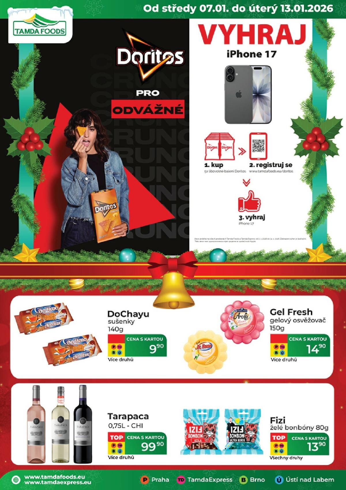 Aktuální leták Tamda Foods od 07.01. do 13.01.