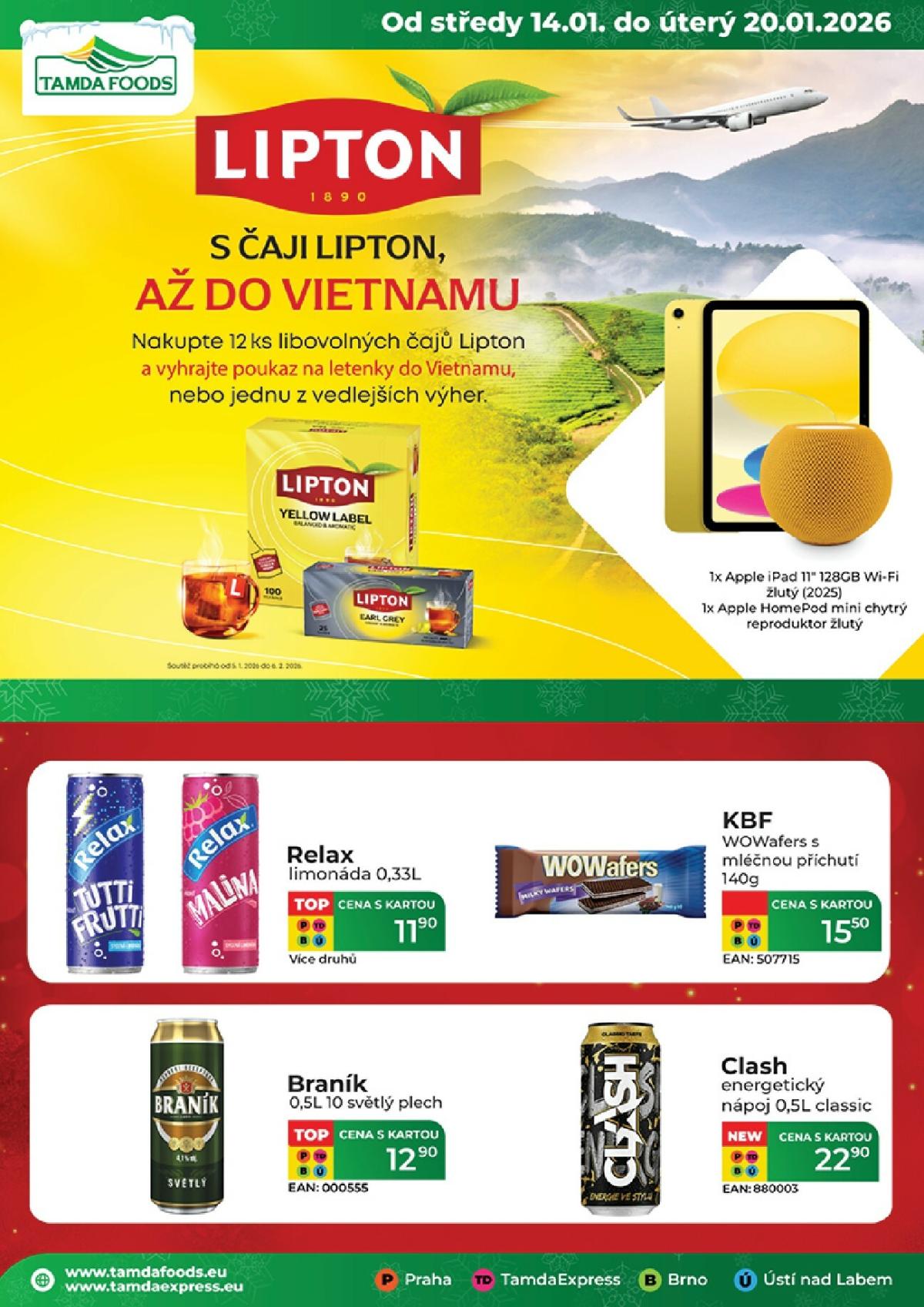 Aktuální leták Tamda Foods od 14.01. do 20.01.