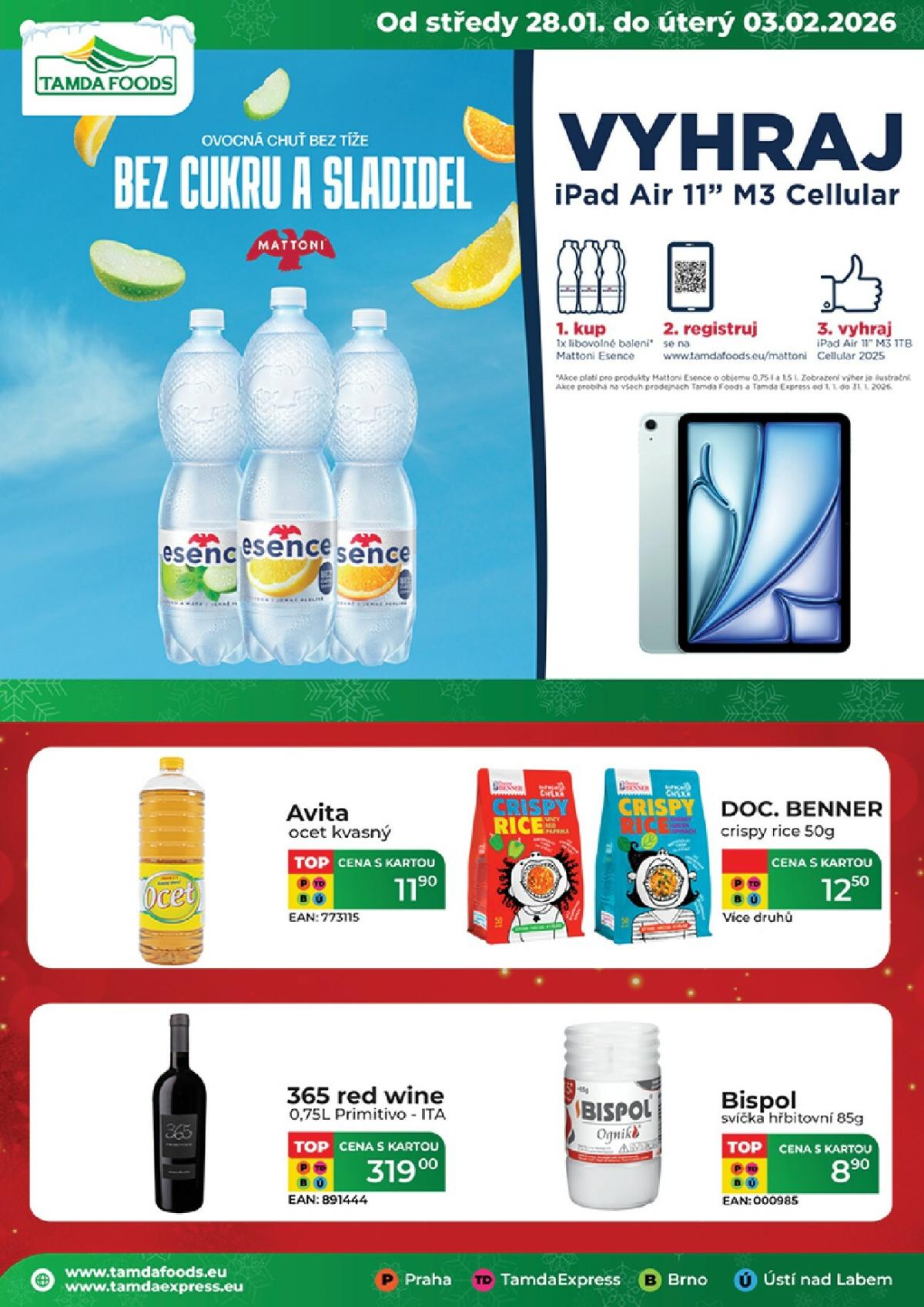 Tamda Foods leták platný od 28.01. do 03.02.