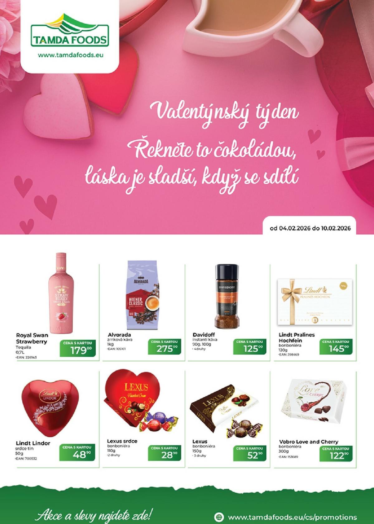 Tamda Foods leták platný od středy 04.02.2026 do úterý 10.02.2026