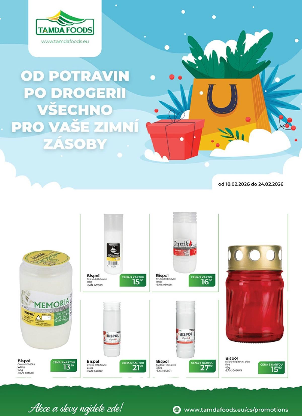 Tamda Foods leták platný od středy 18.02.2026 do úterý 24.02.2026
