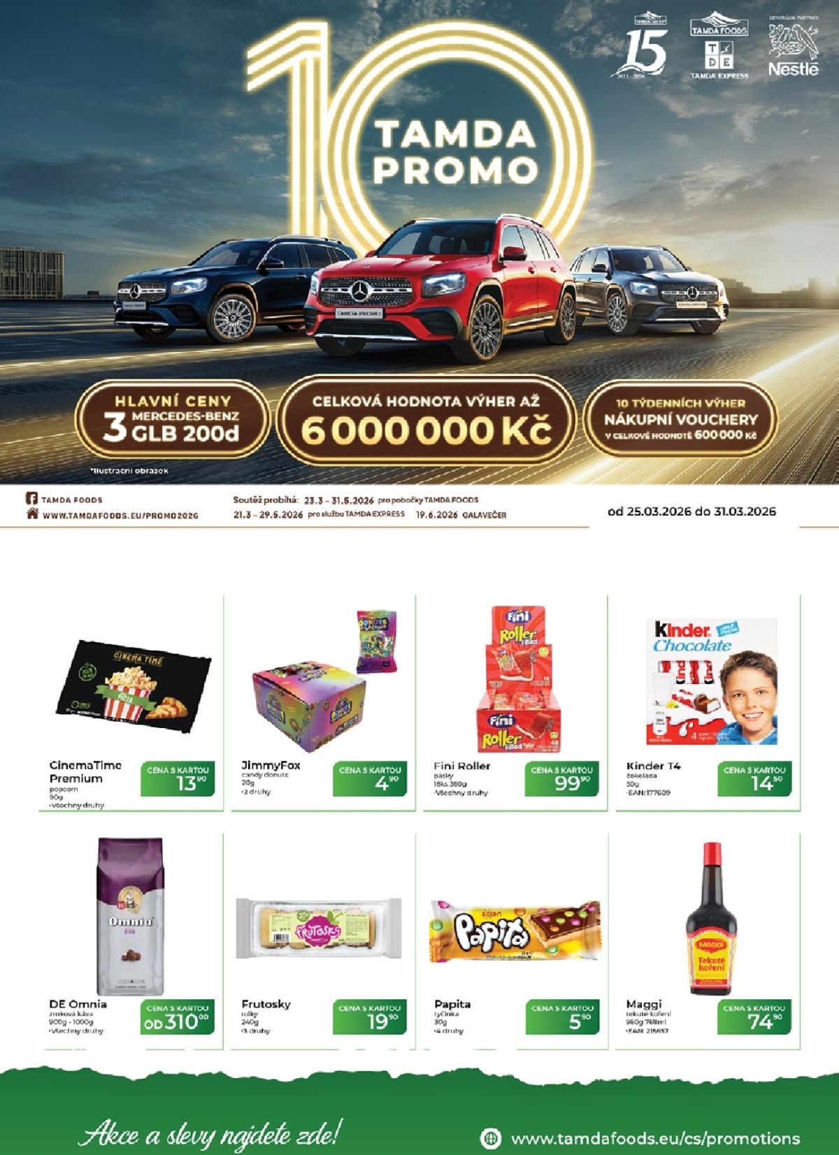Tamda Foods leták platný od středy 25.03.2026 do úterý 31.03.2026