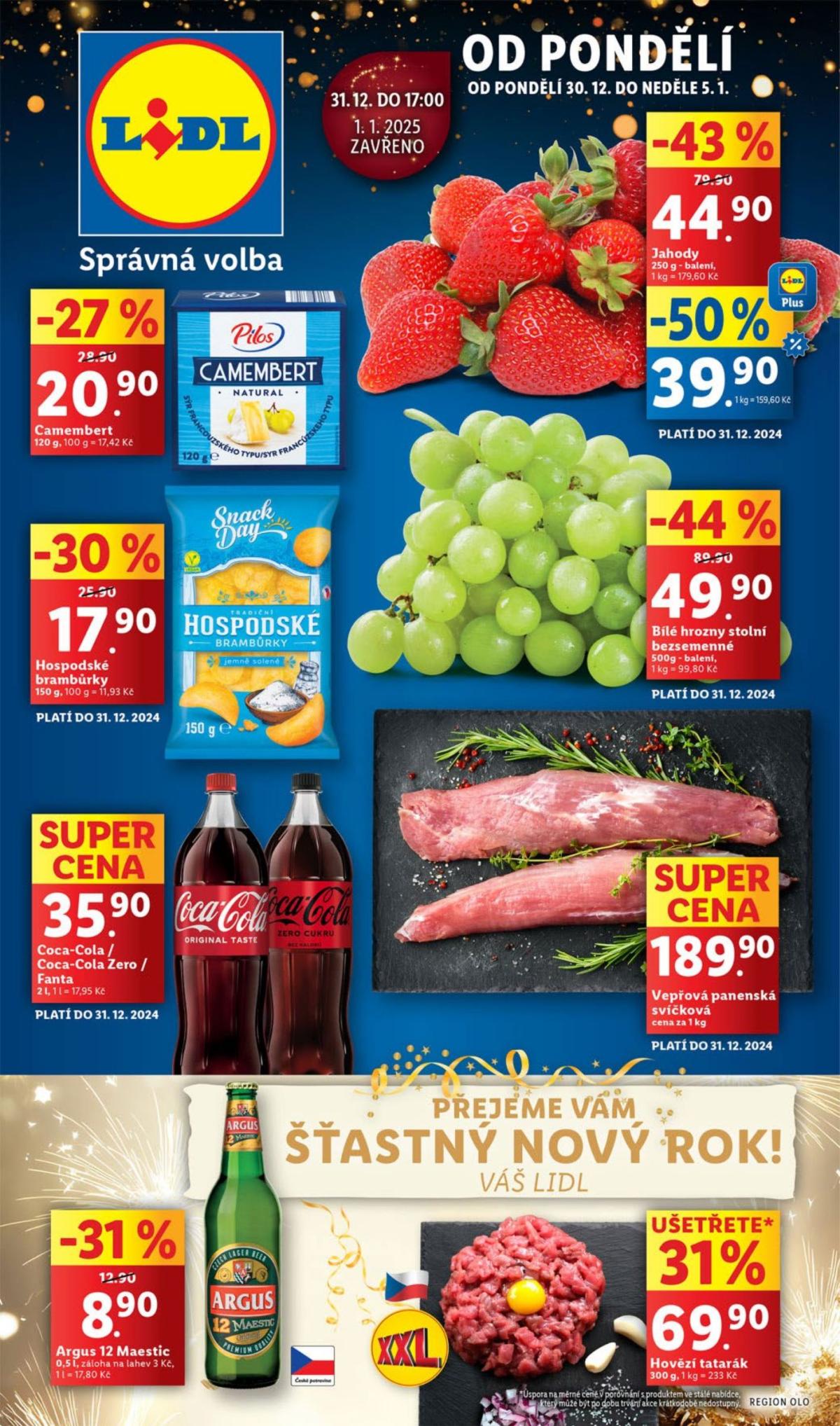 Leták Lidl od 30.12. do 05.01.