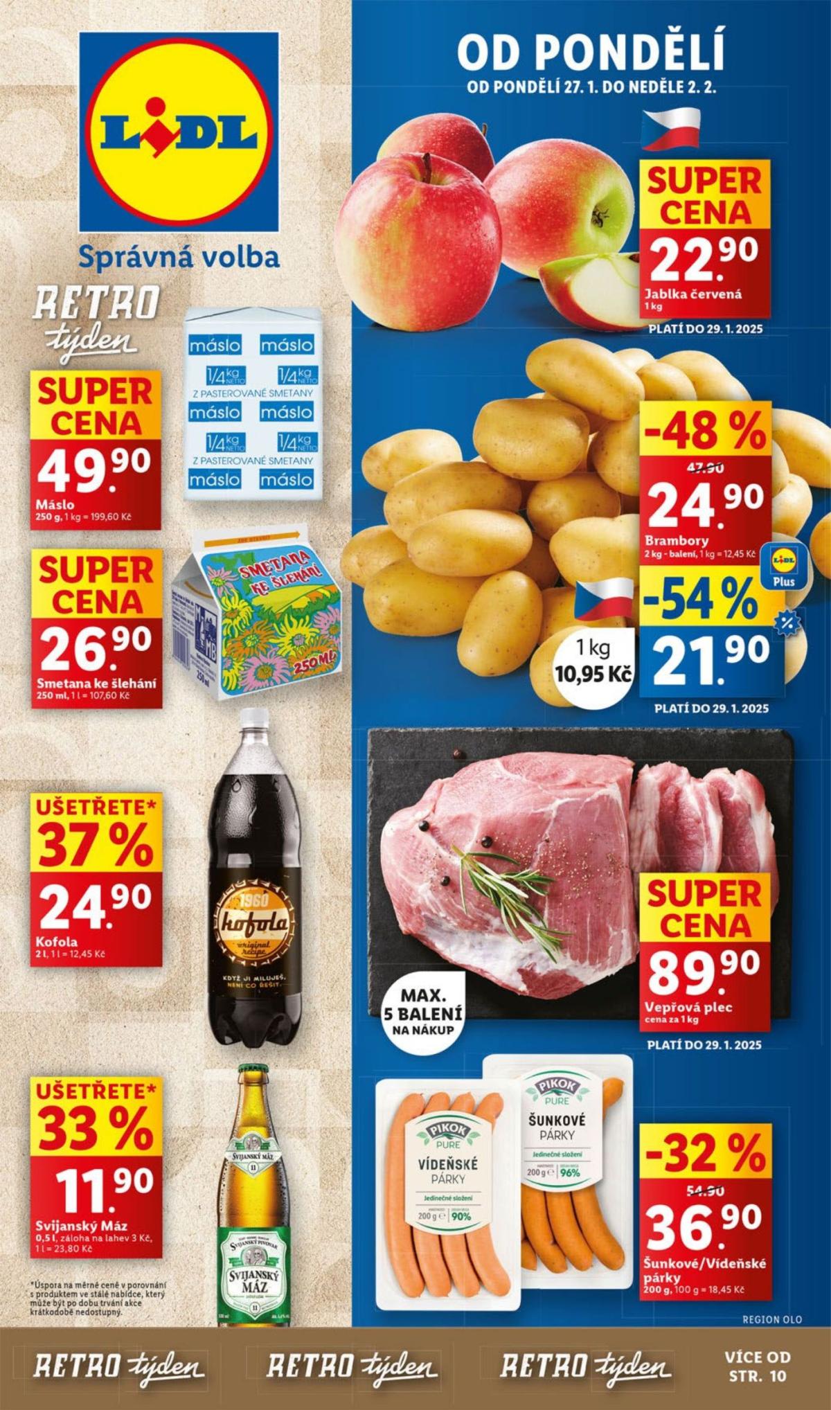 Leták Lidl od 27.01. do 02.02.