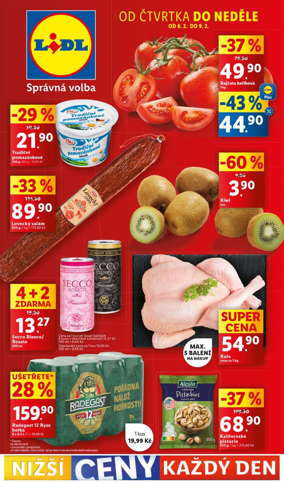 Leták Lidl od 06.02. do 09.02.