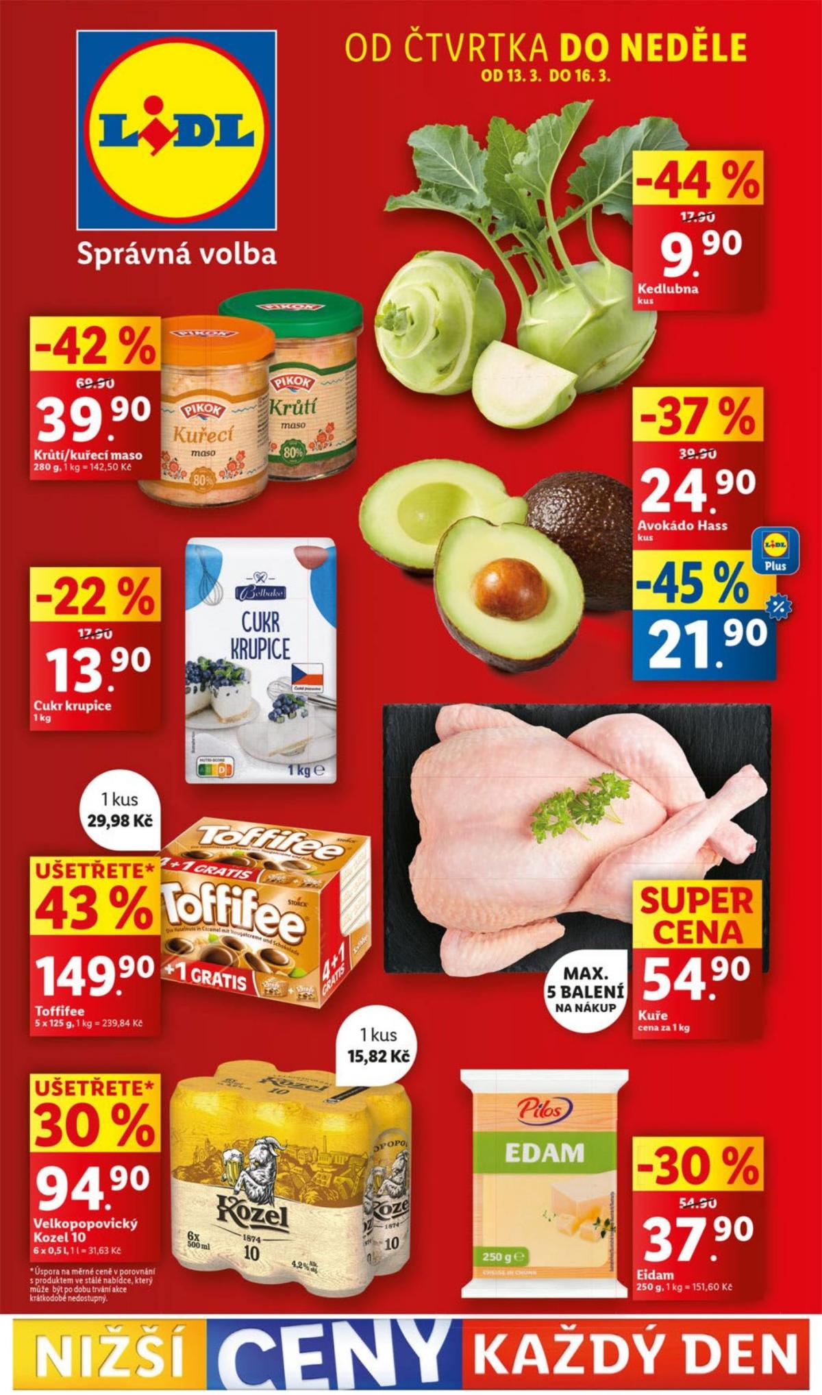 Leták Lidl od 13.03. do 16.03.