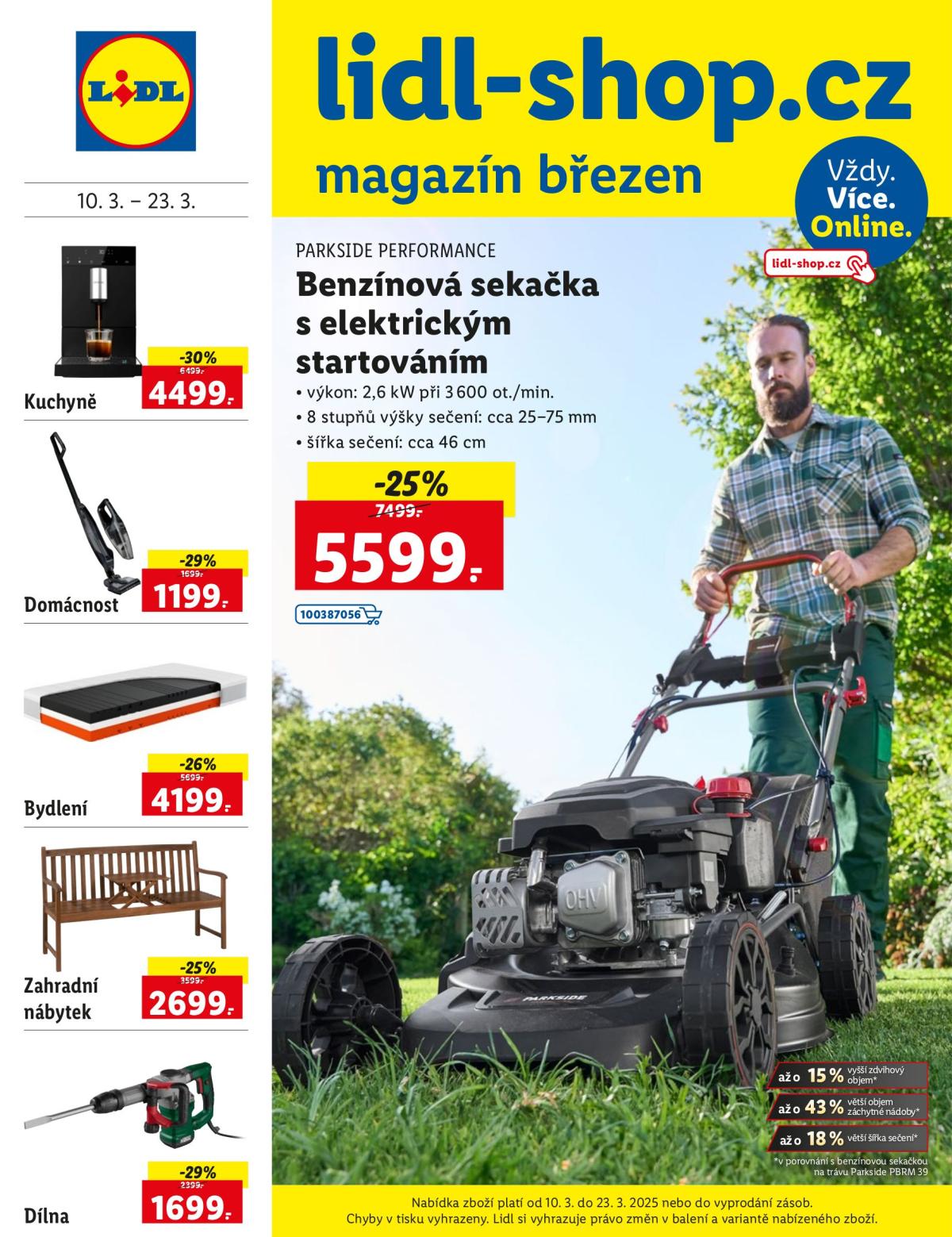 Leták Lidl-shop.cz - Magazín březen od 10.03. do 23.03.