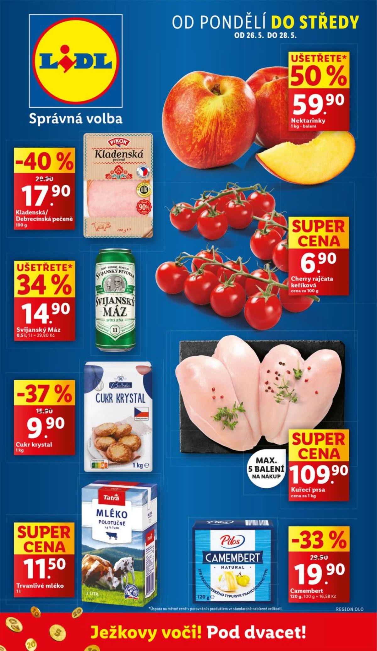 Leták Lidl od 26.05. do 28.05.