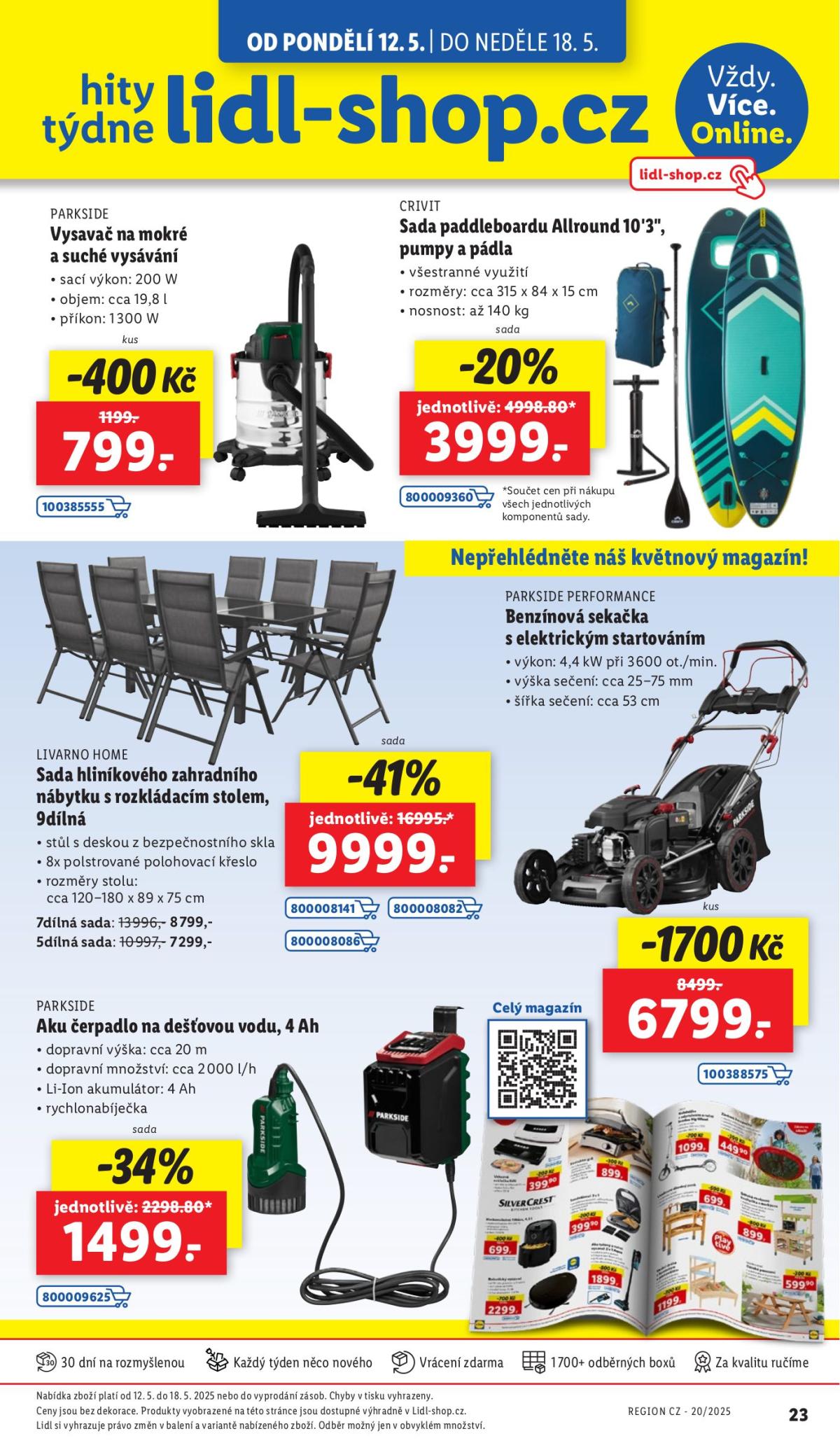 Leták Lidl-shop.cz od 12.05. do 18.05.