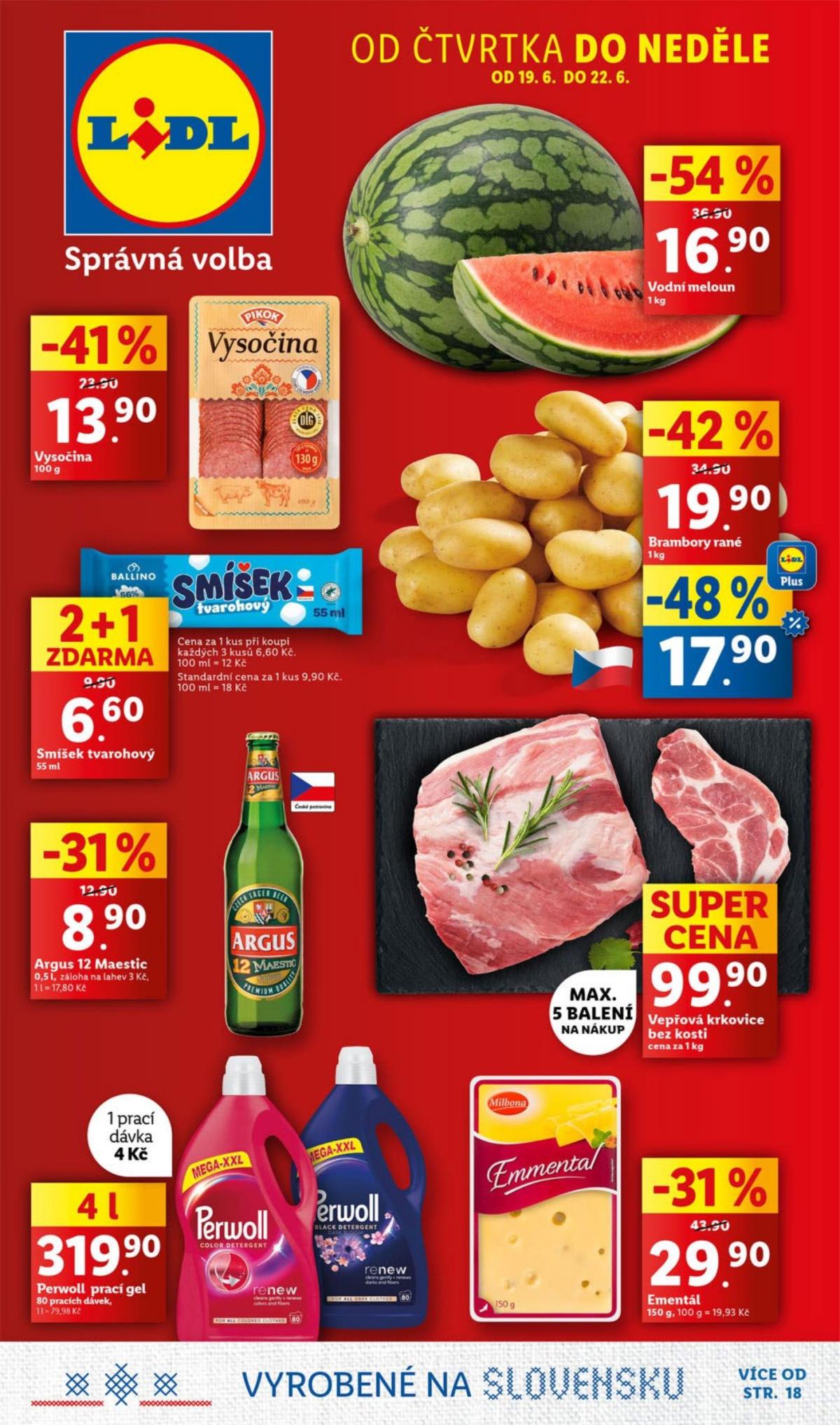 Leták Lidl od 19.06. do 22.06.