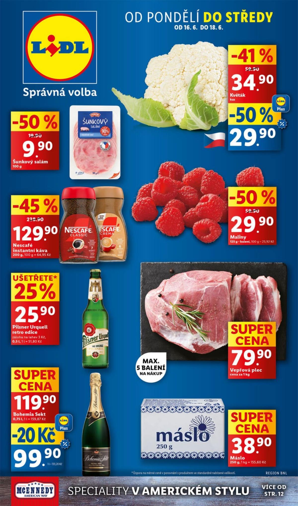Leták Lidl od 16.06. do 18.06.
