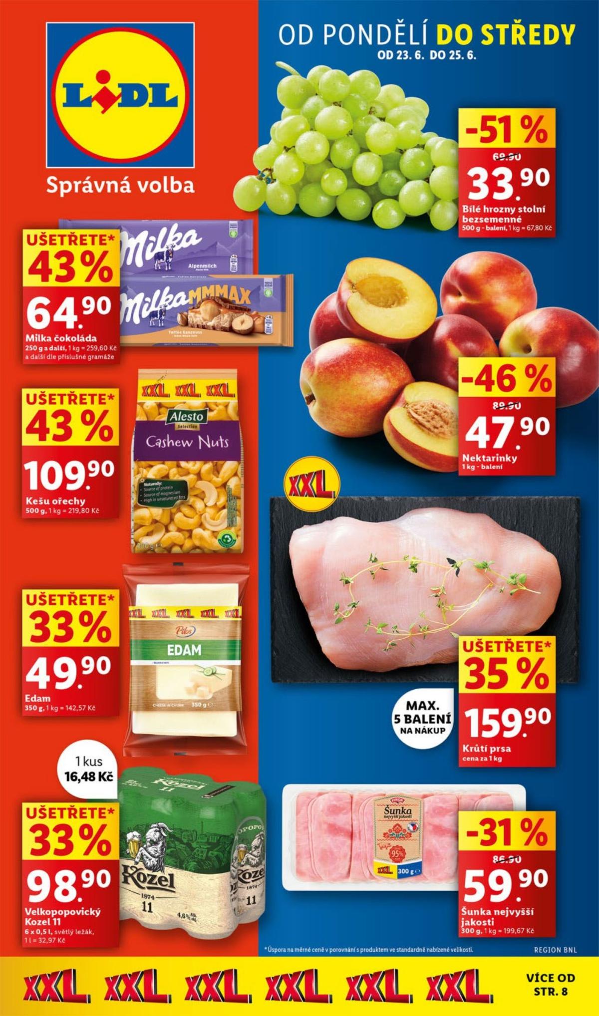 Leták Lidl od 23.06. do 25.06.