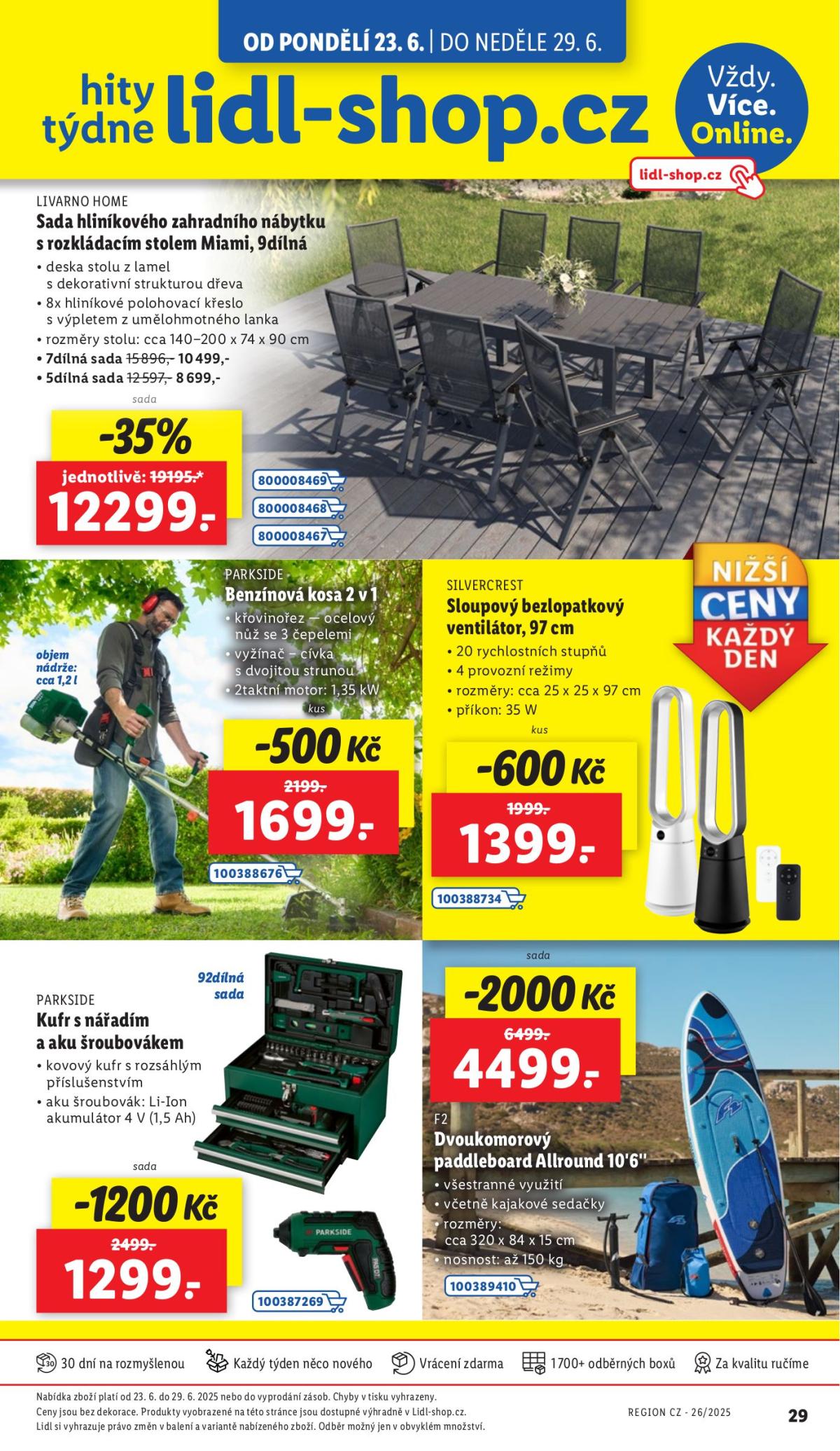 Leták Lidl-shop.cz od 23.06. do 29.06.