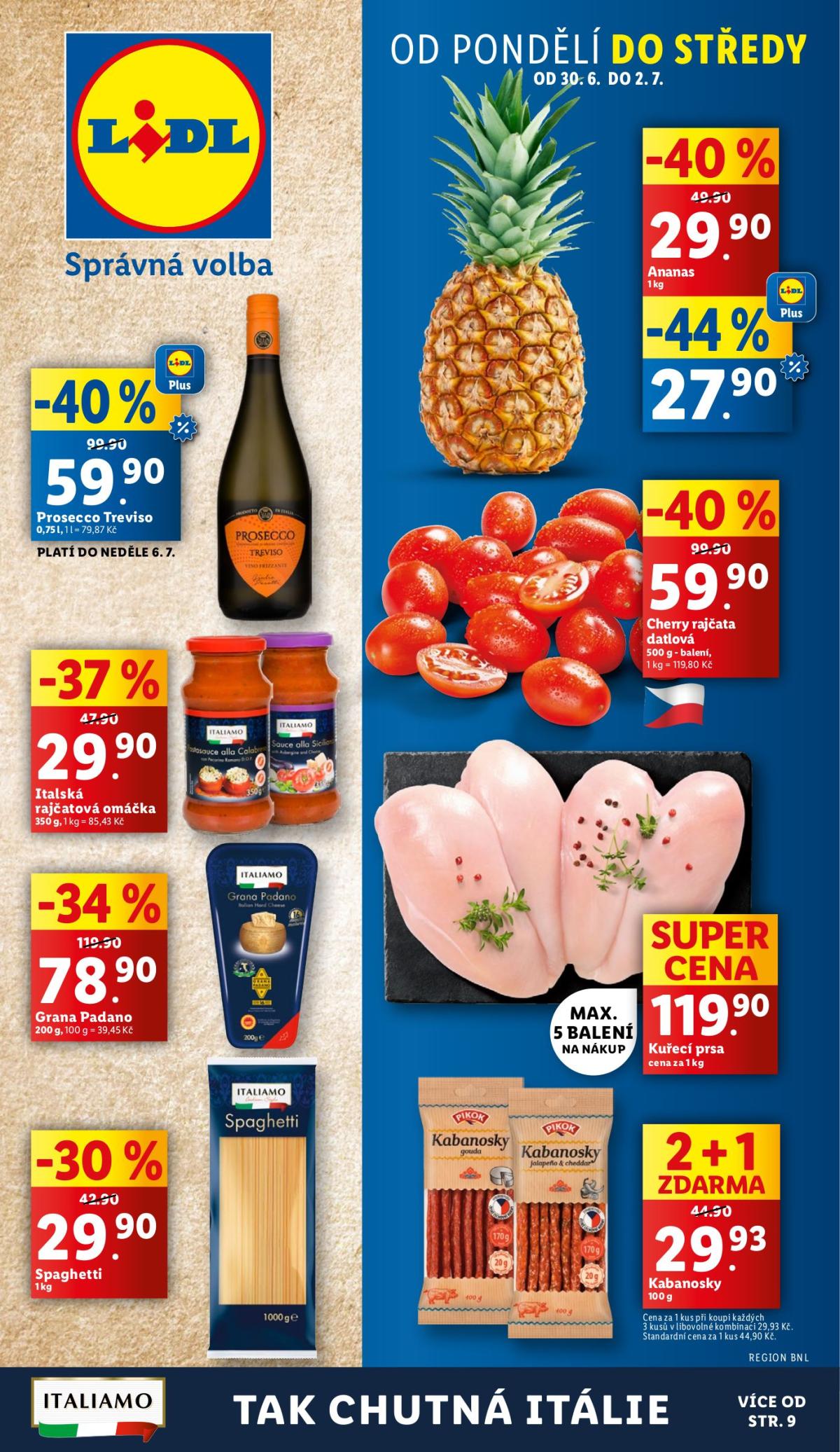 Leták Lidl od 30.06. do 02.07.