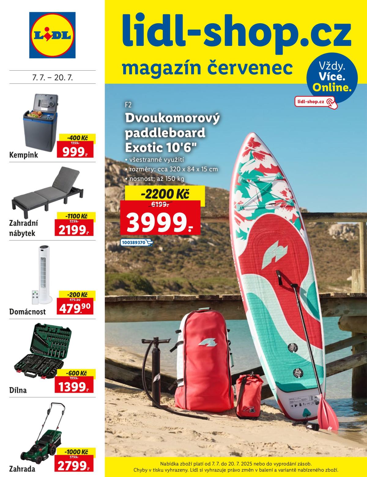 Leták Lidl-shop.cz - Magazín červenec od 07.07. do 20.07.