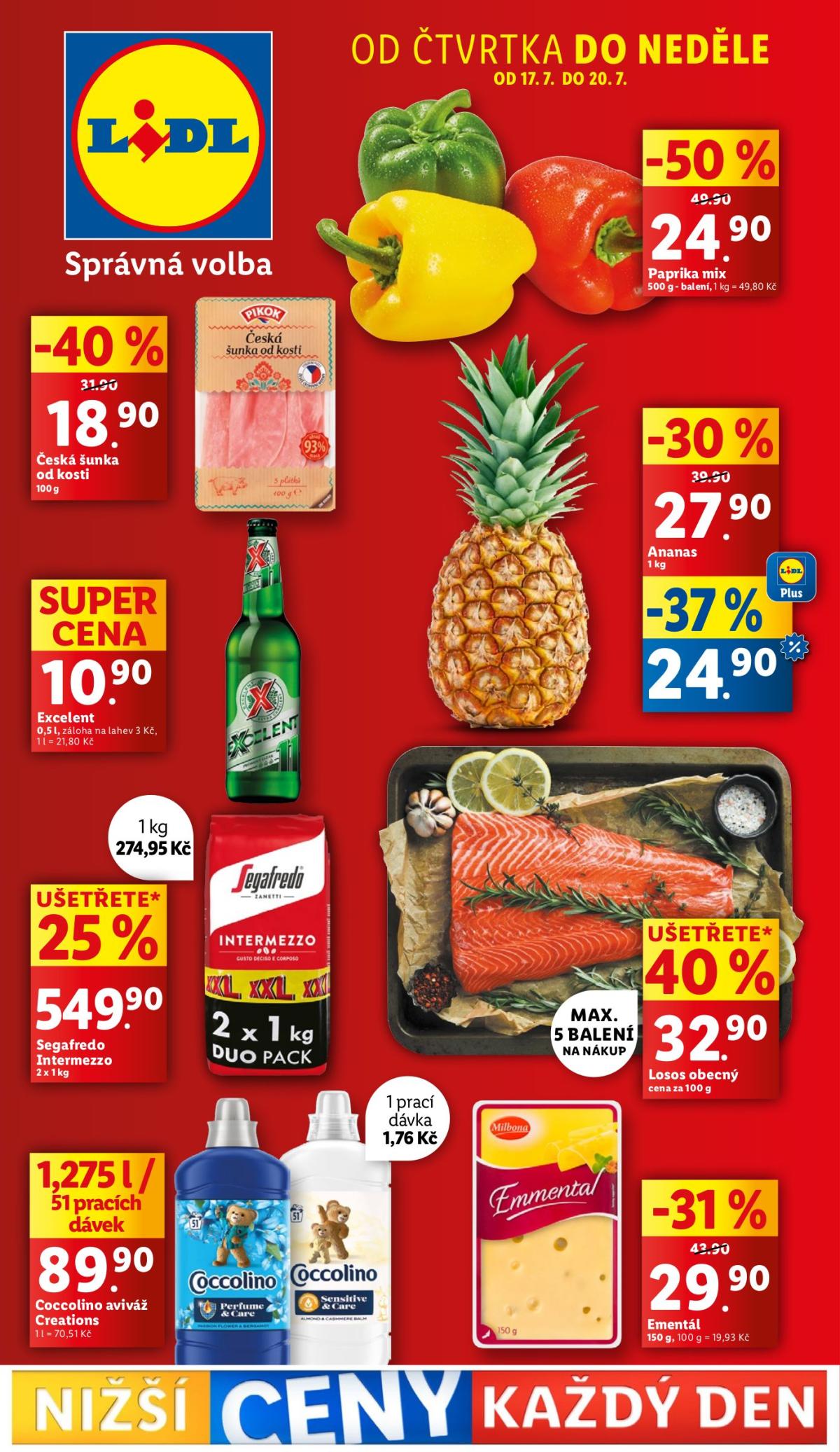 Leták Lidl od 17.07. do 20.07.