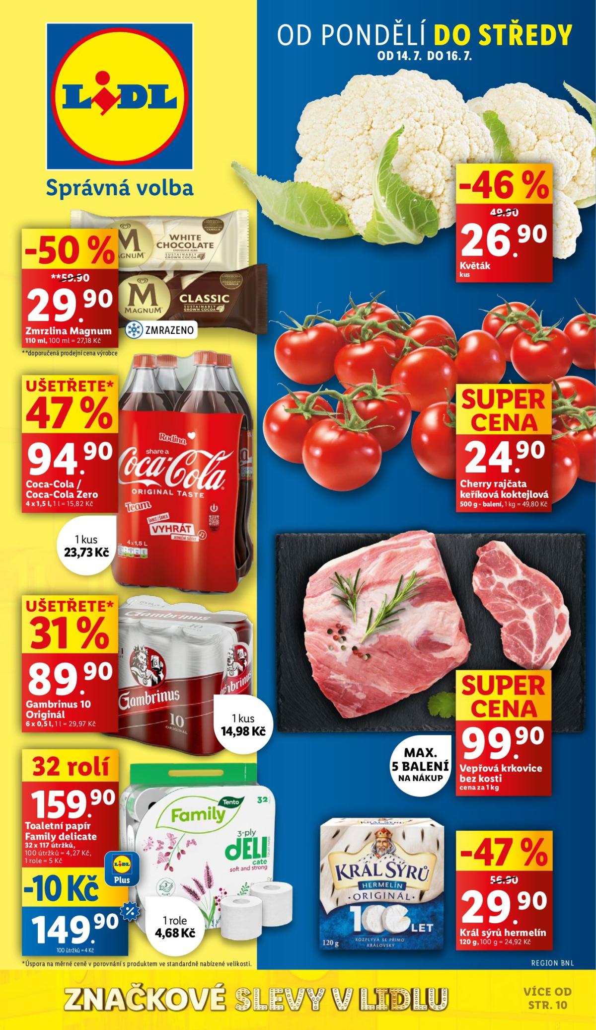 Leták Lidl od 14.07. do 16.07.