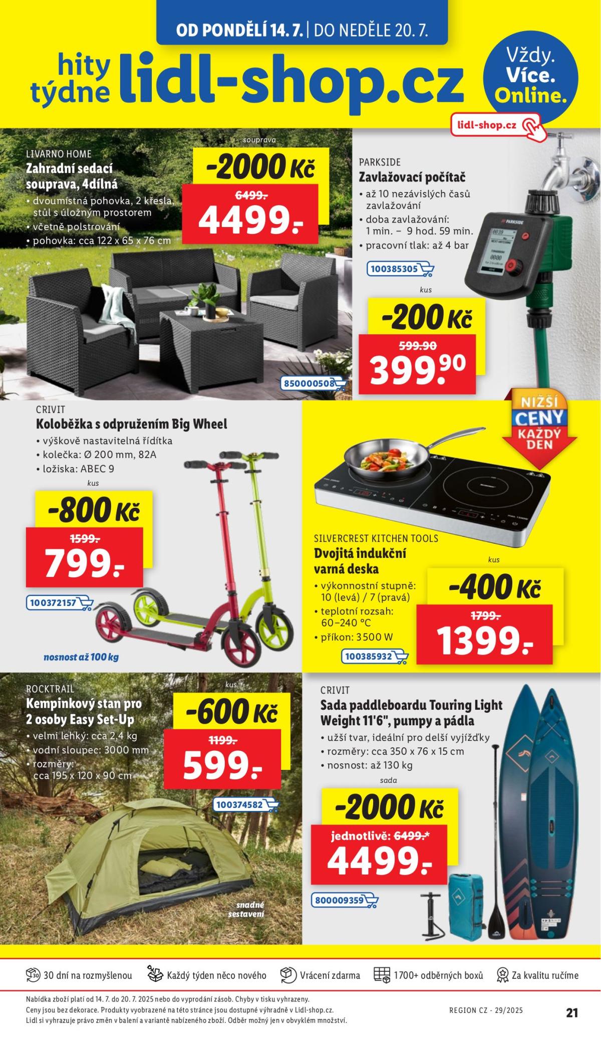 Leták Lidl-shop.cz od 14.07. do 20.07.