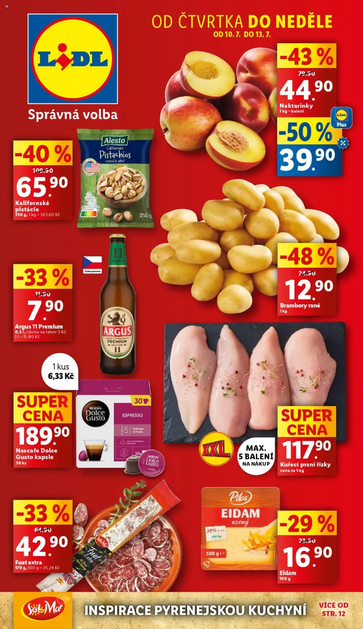 LIDL leták 10.07.2025 - 13.07.2025