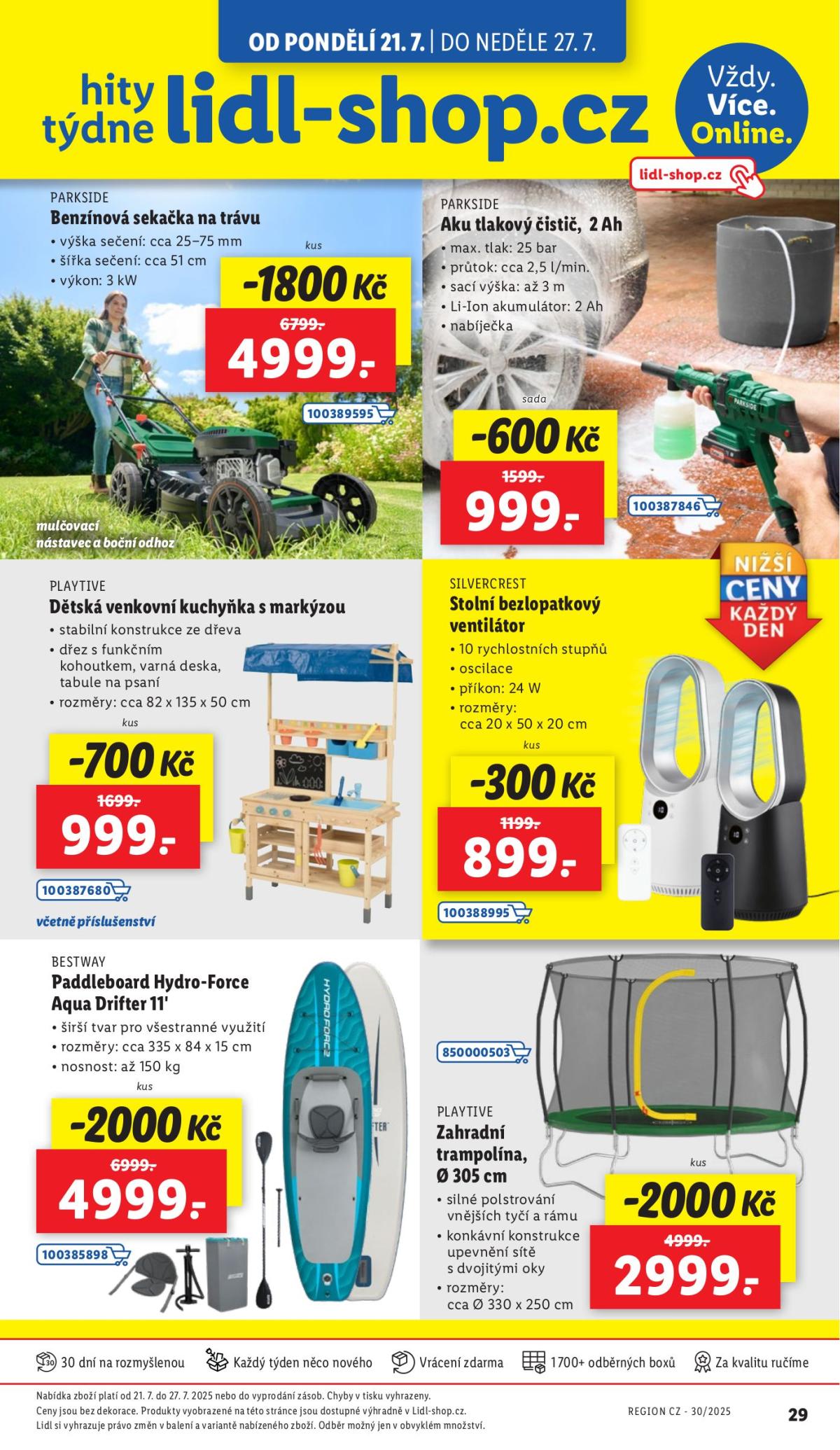 Leták Lidl-shop.cz od 21.07. do 27.07.