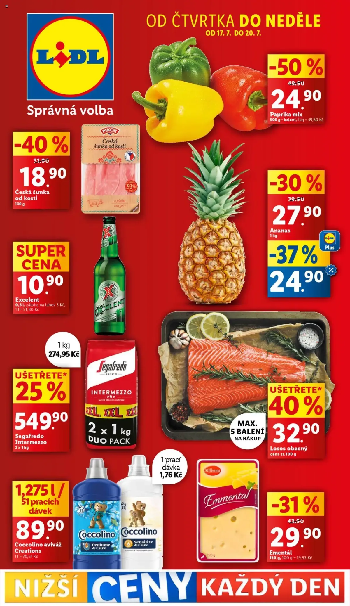LIDL leták 17.07.2025 - 20.07.2025