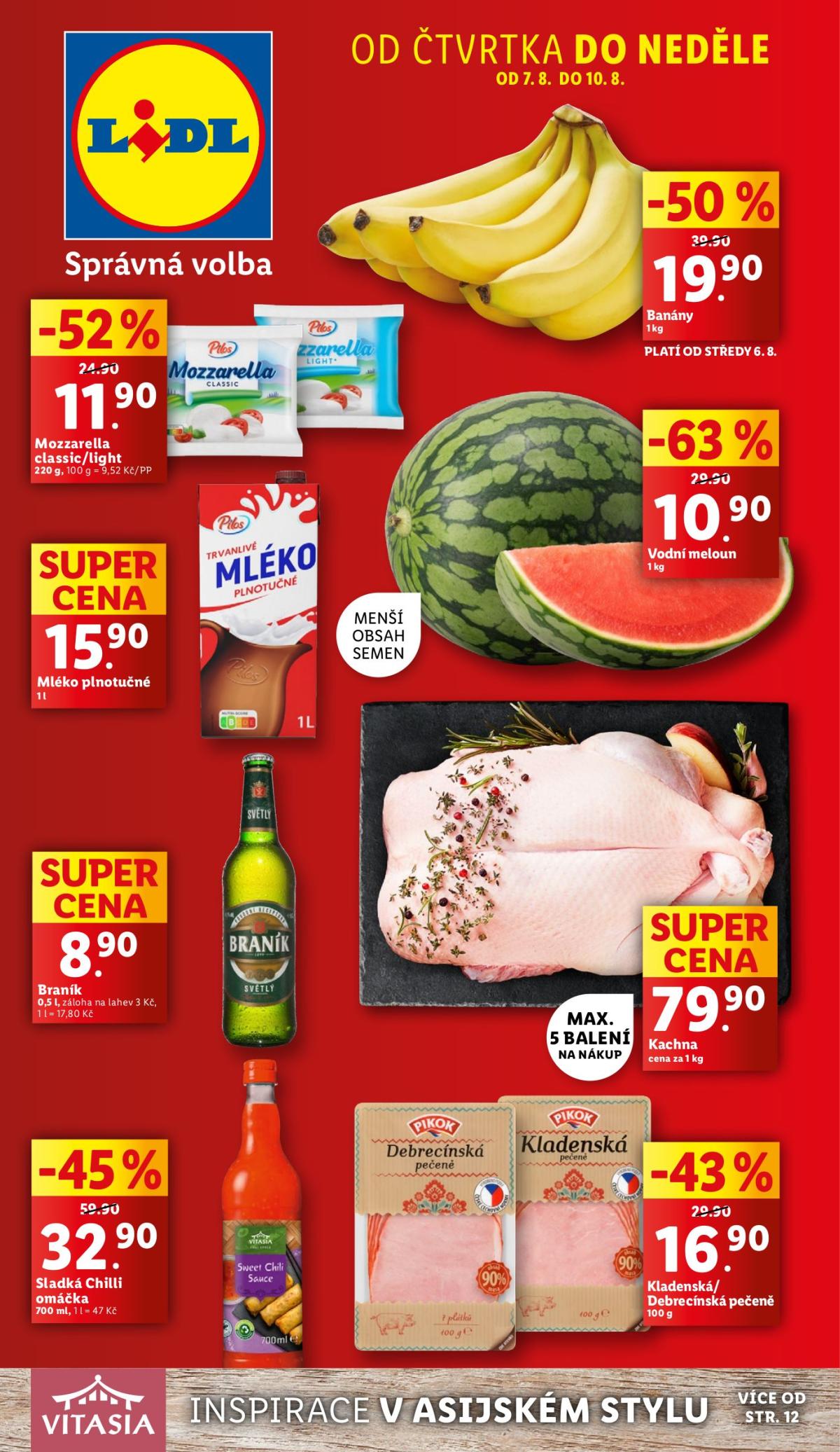 Leták Lidl od 07.08. do 10.08.