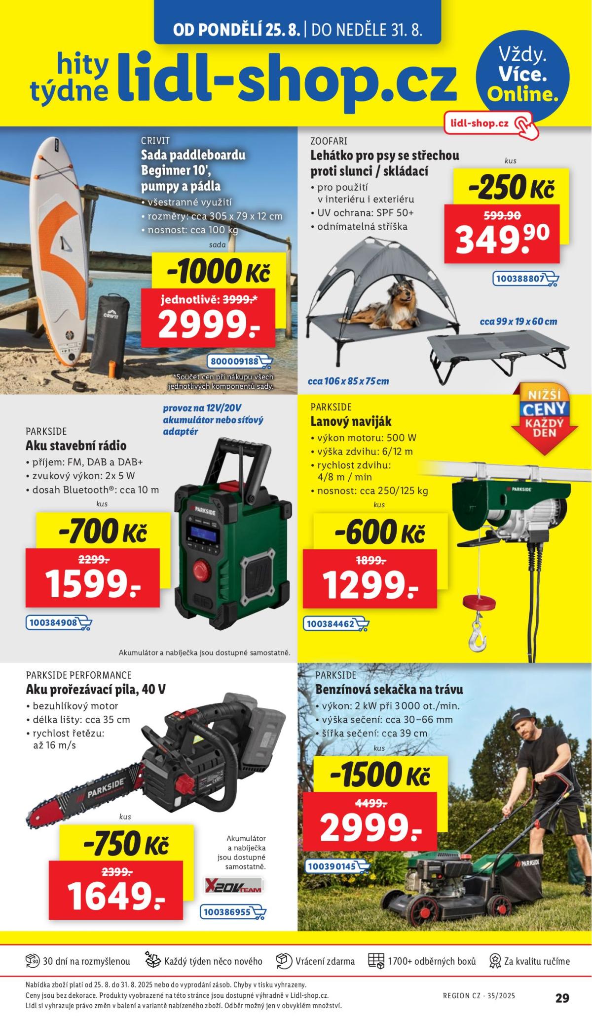 Leták Lidl-shop.cz od 25.08. do 31.08.