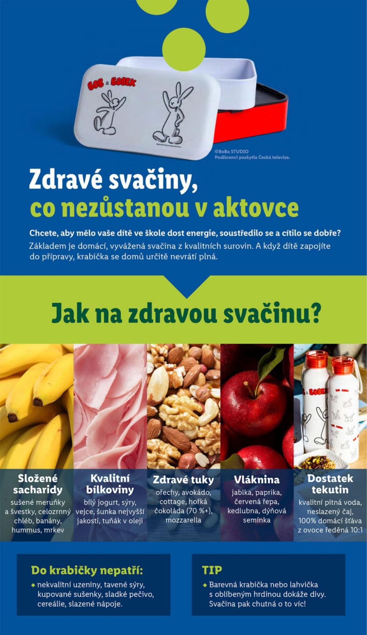 Leták Lidl - Jak na zdravou svačinu? od 20.08. do 30.09.